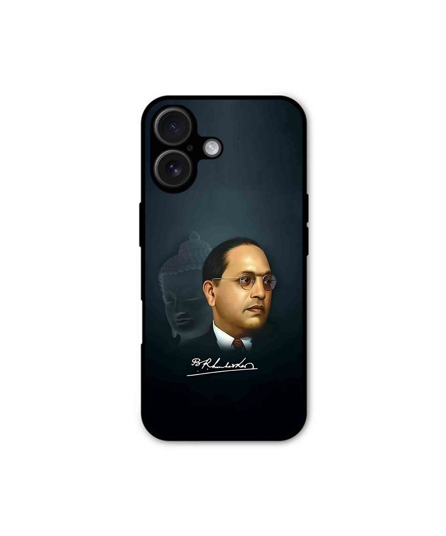 Dr. Bhimrao Ambedkar Metal Back Cover Phone Case for iPhone 16