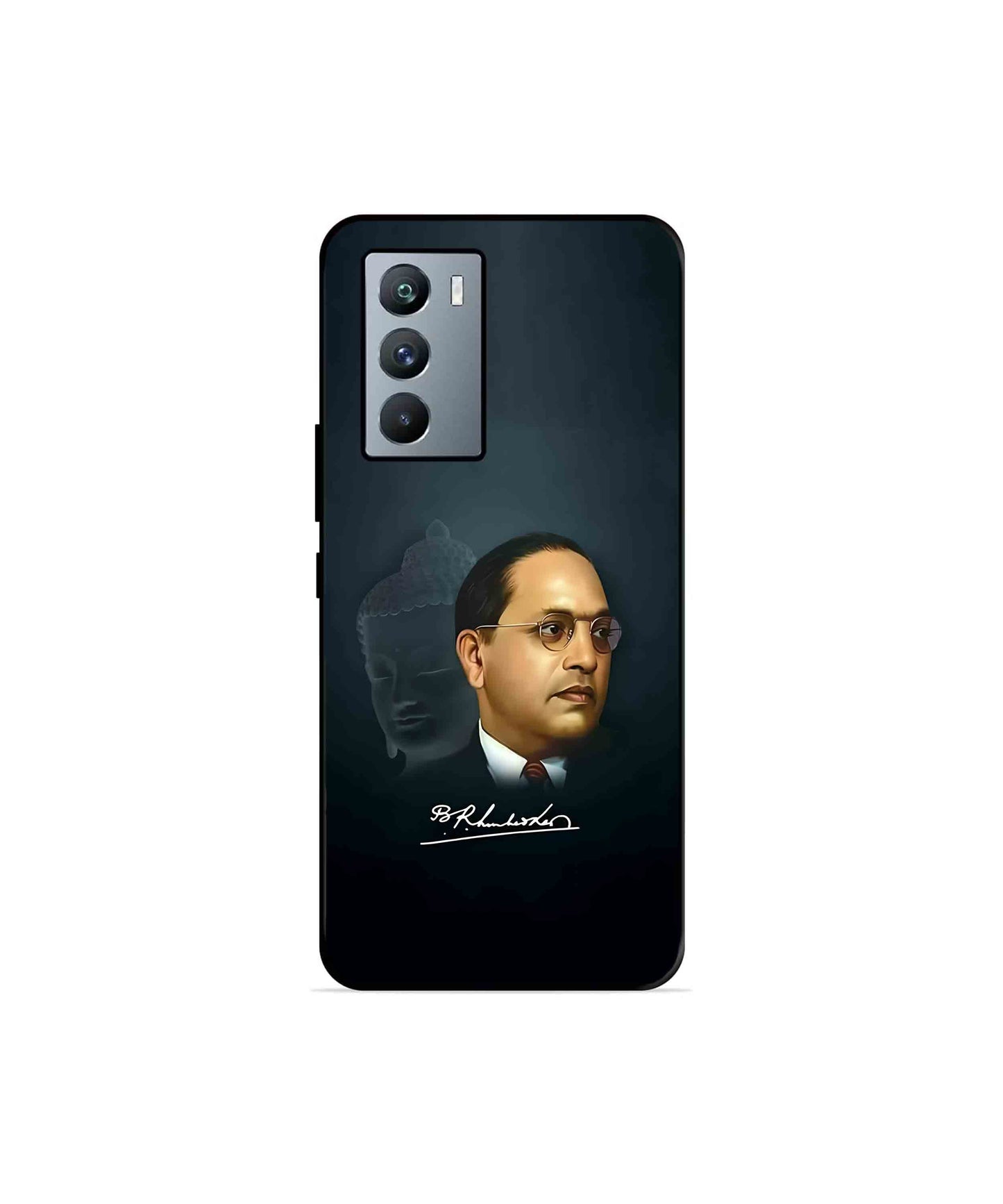 Dr. Bhimrao Ambedkar Metal Back Cover Phone Case for iQOO 9 SE