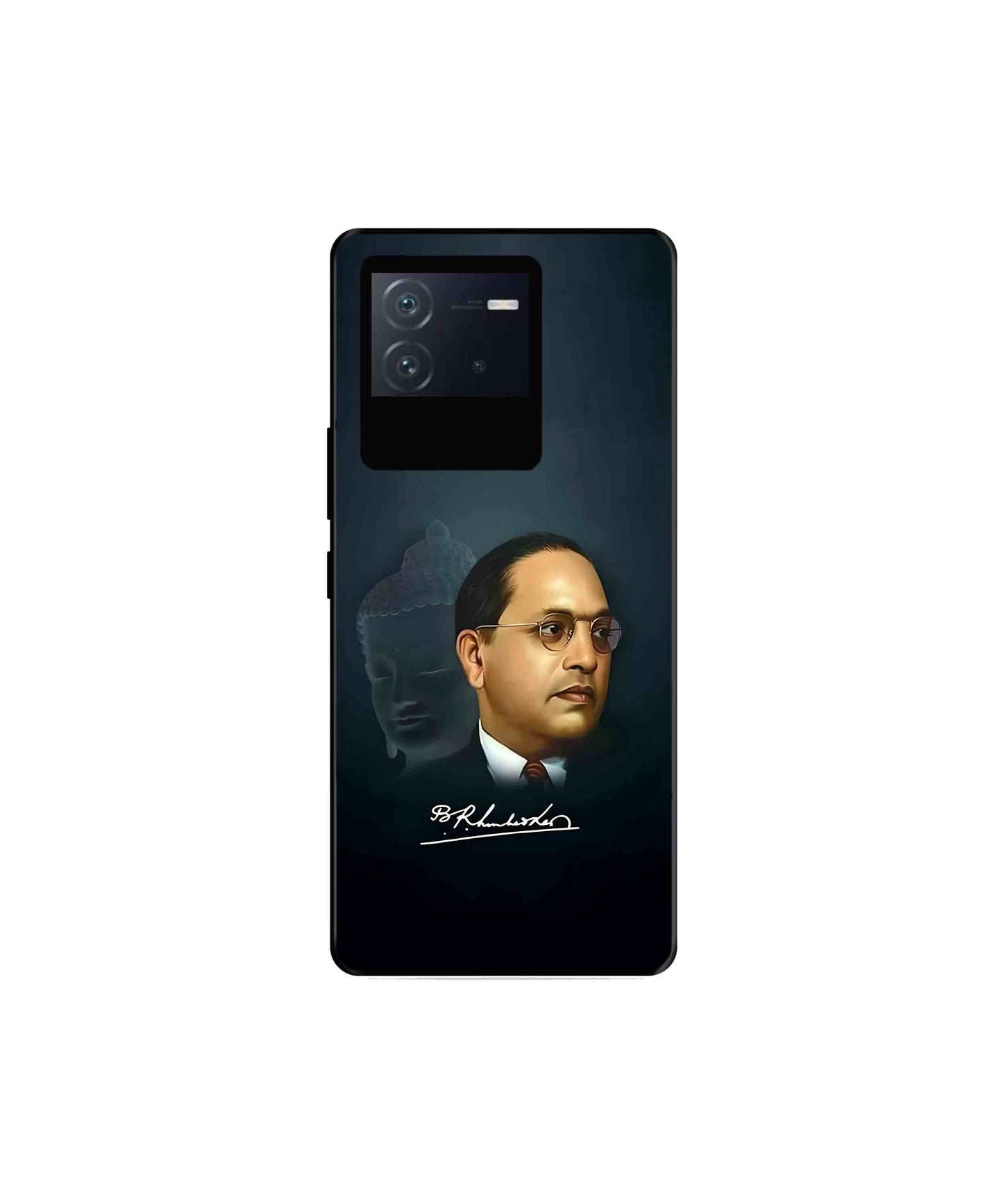 Dr. Bhimrao Ambedkar Metal Back Cover Phone Case for iQOO Neo 6