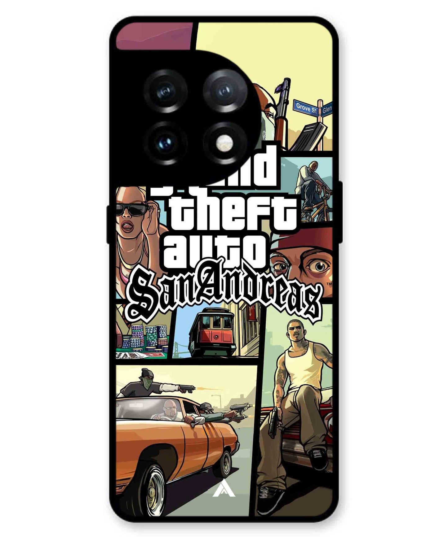GTA San Andreas Game Metal Back Cover Phone Case for Oneplus 11