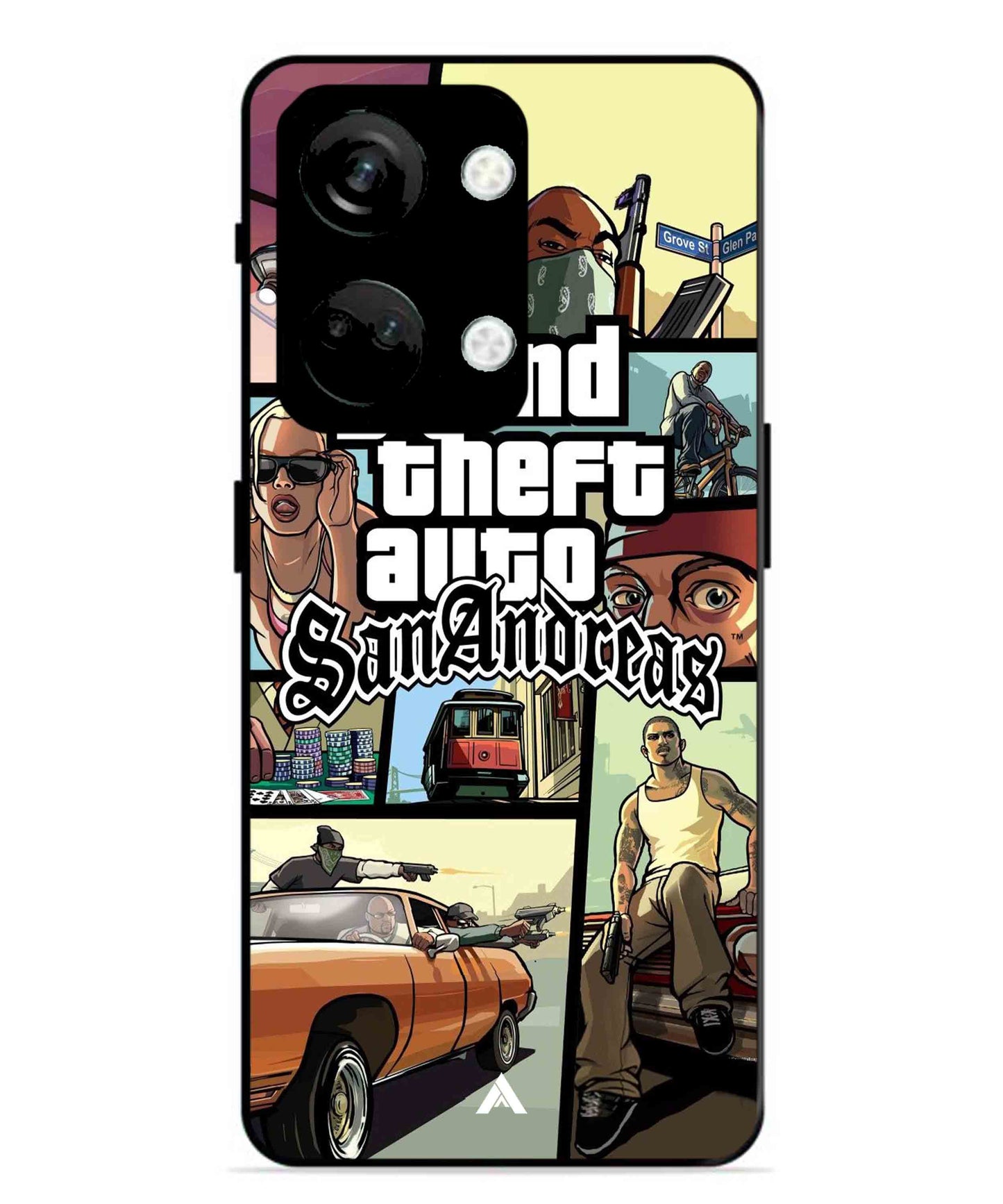 GTA San Andreas Game Metal Back Cover Phone Case for Oneplus Nord 3