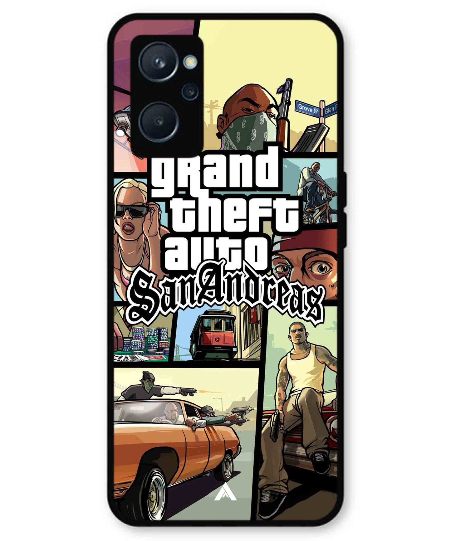 GTA San Andreas Game Metal Back Cover Phone Case for Realme 10