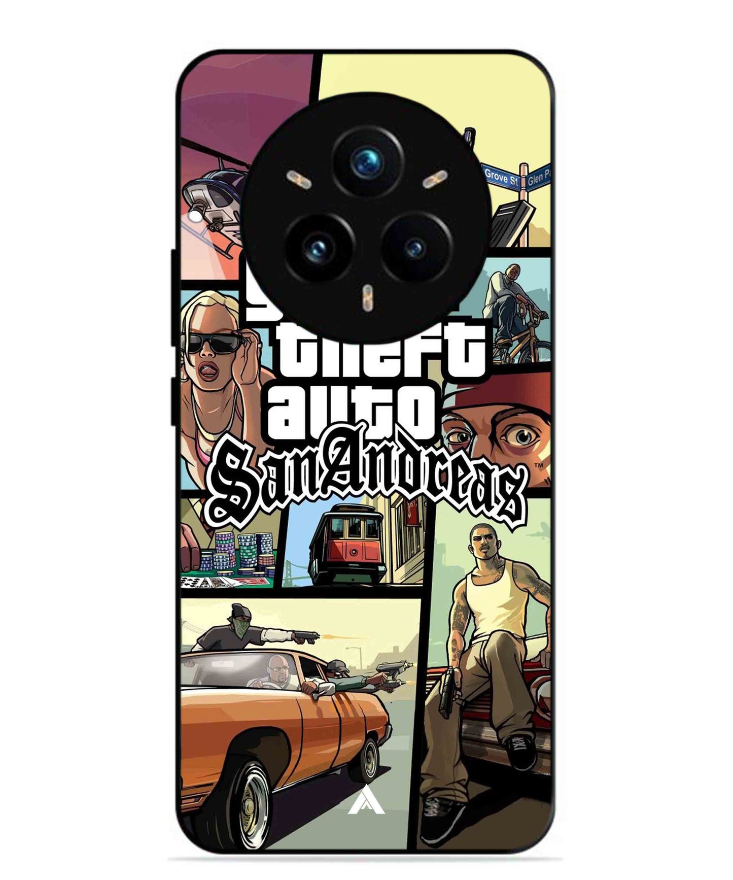 GTA San Andreas Game Metal Back Cover Phone Case for Realme 14 Pro Plus