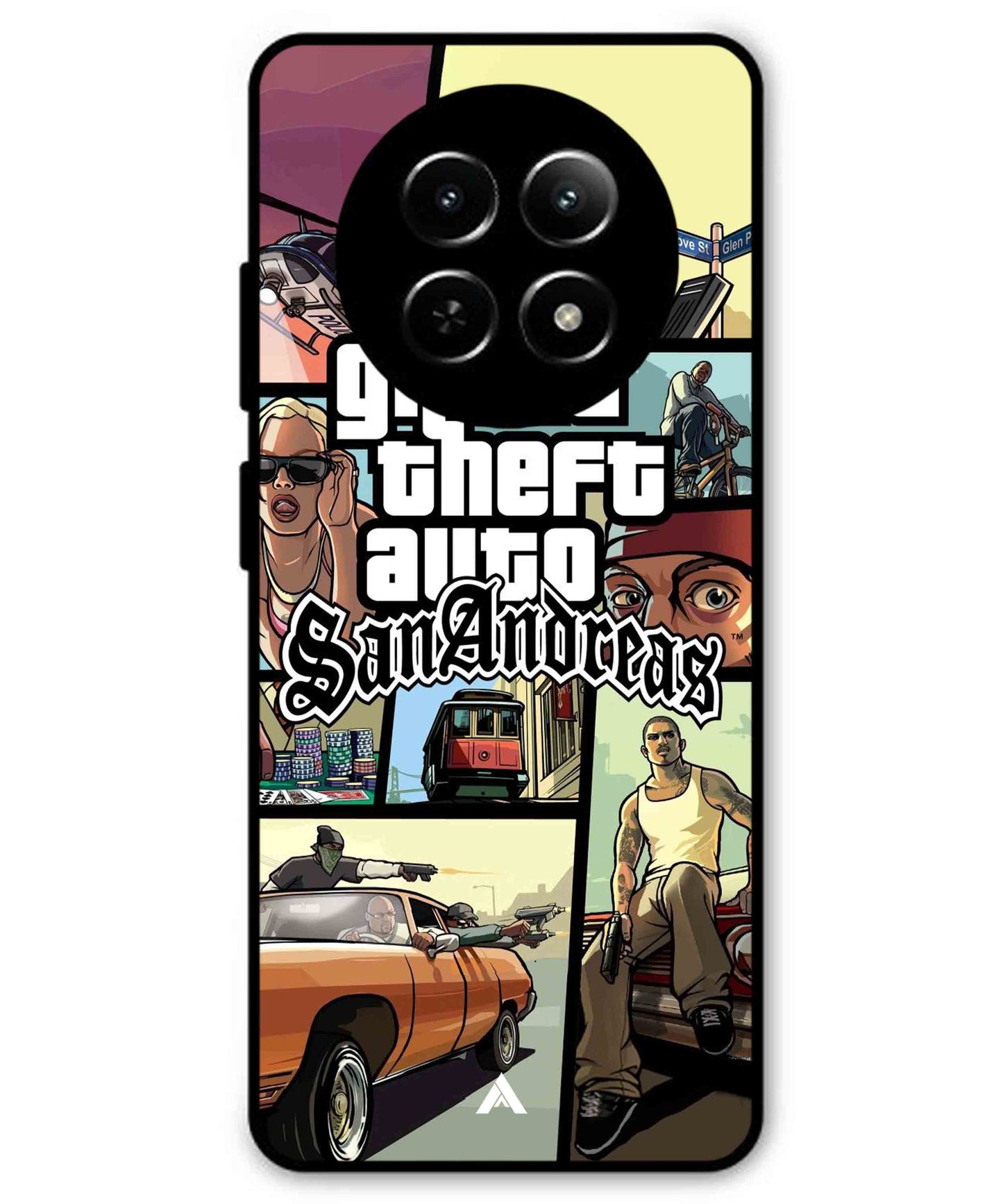 GTA San Andreas Game Metal Back Cover Phone Case for Realme C65
