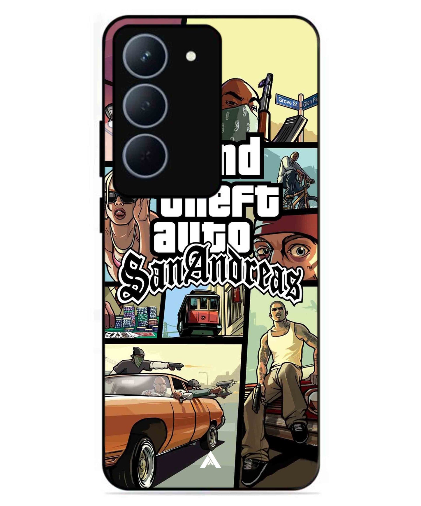 GTA San Andreas Game Metal Back Cover Phone Case for Realme P3X