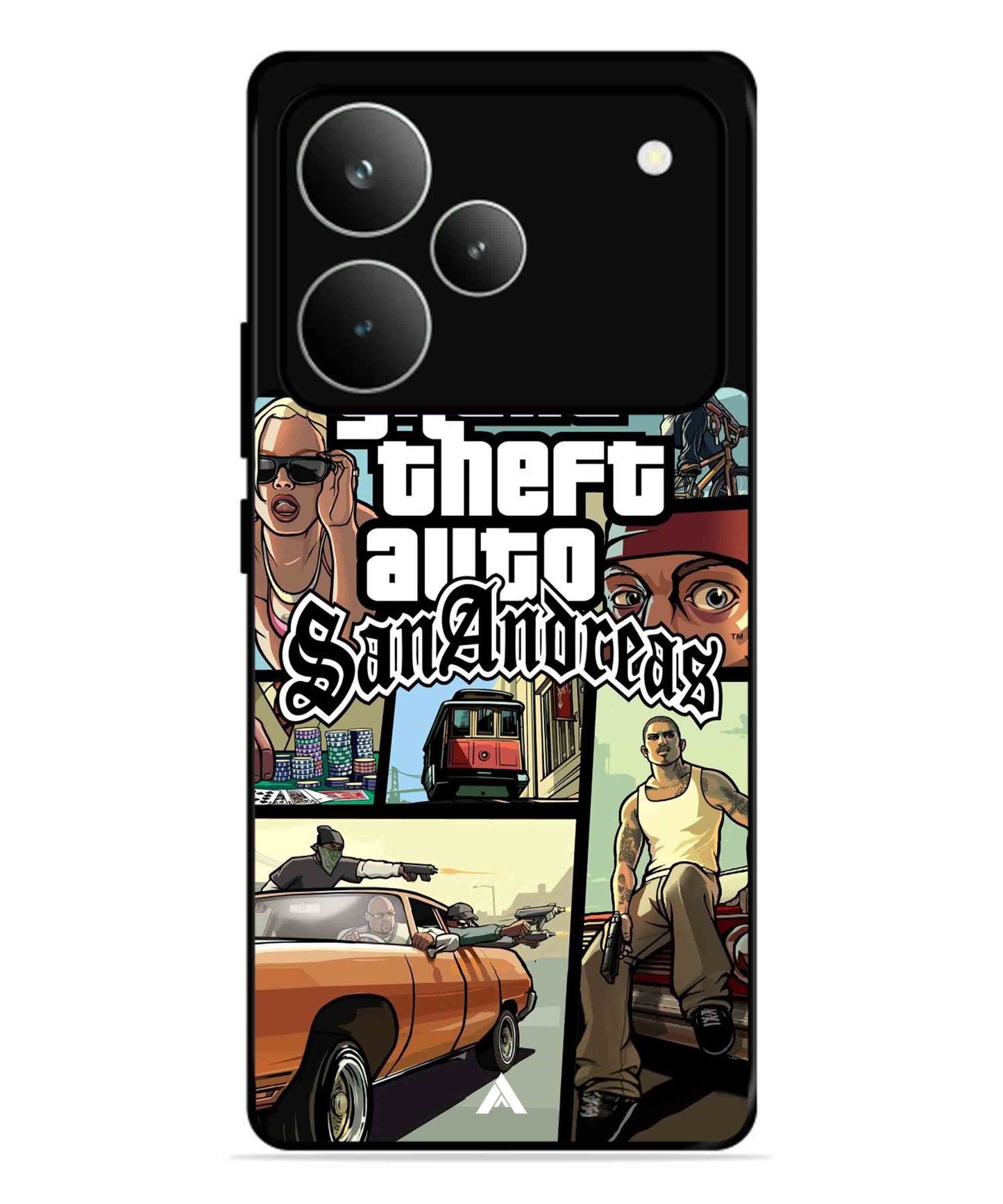 GTA San Andreas Game Metal Back Cover Phone Case for Realme P4 Pro