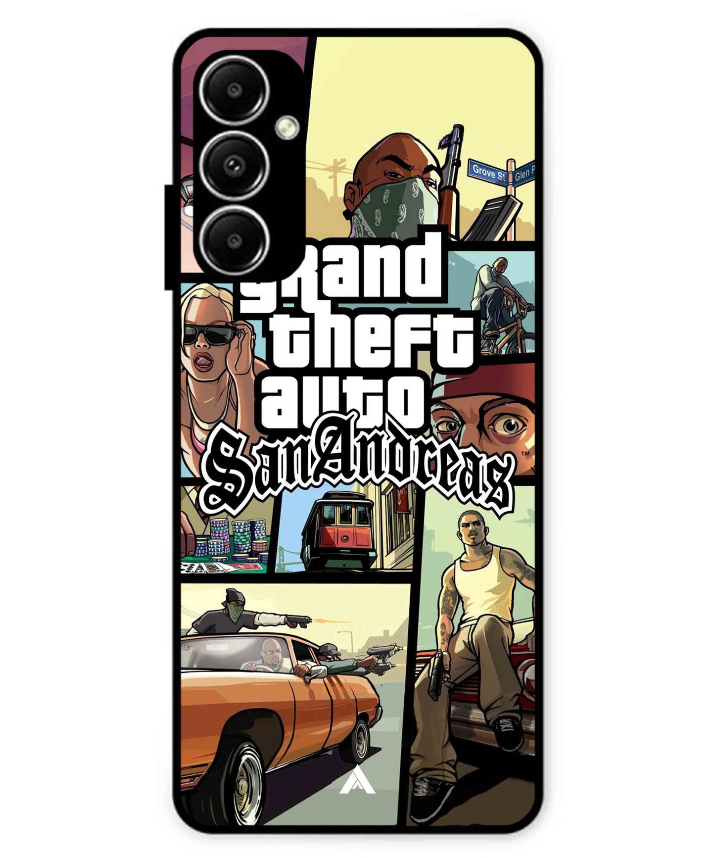 GTA San Andreas Game Metal Back Cover Phone Case for Samsung Galaxy A05s