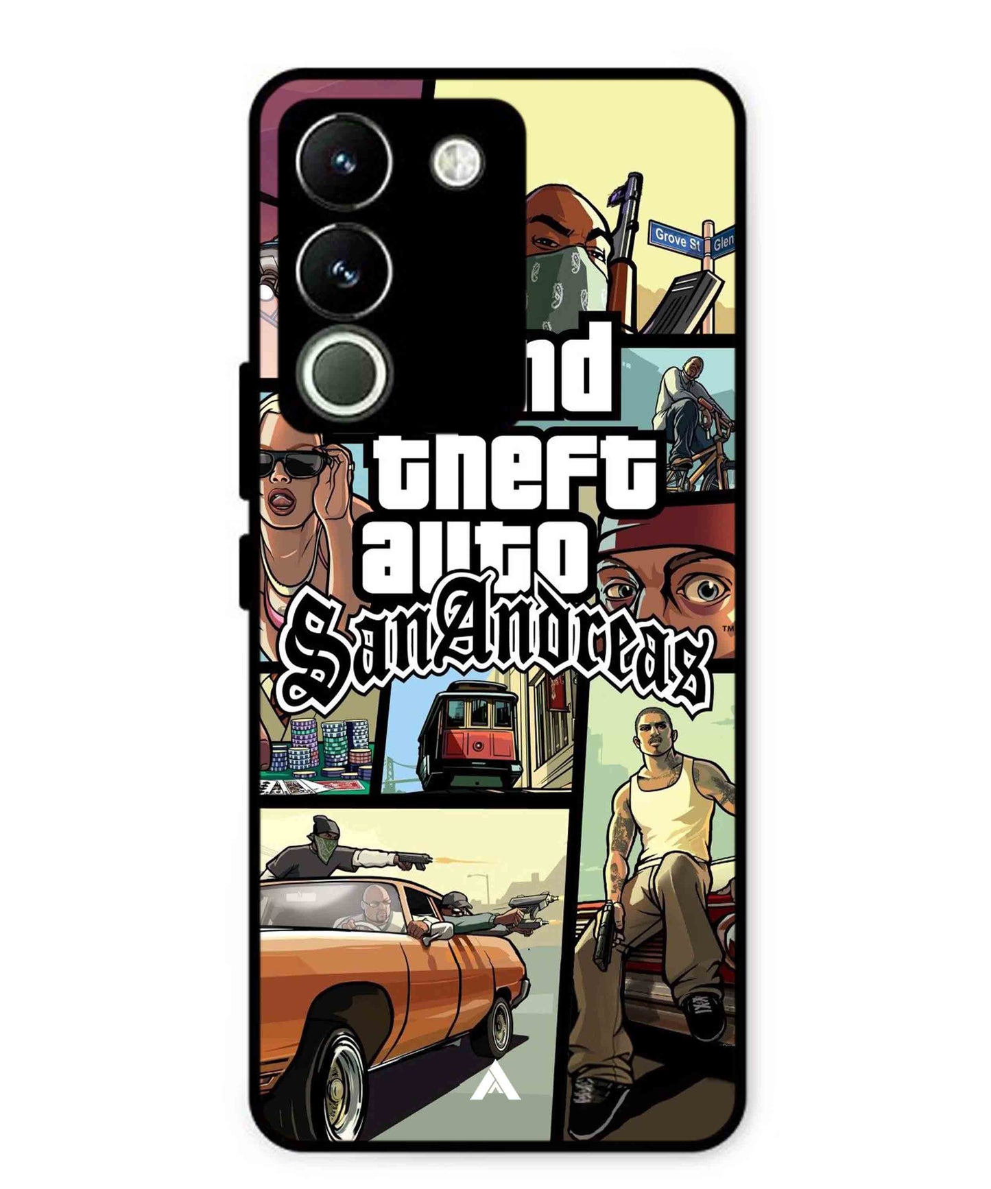 GTA San Andreas Game Metal Back Cover Phone Case for Vivo Y200