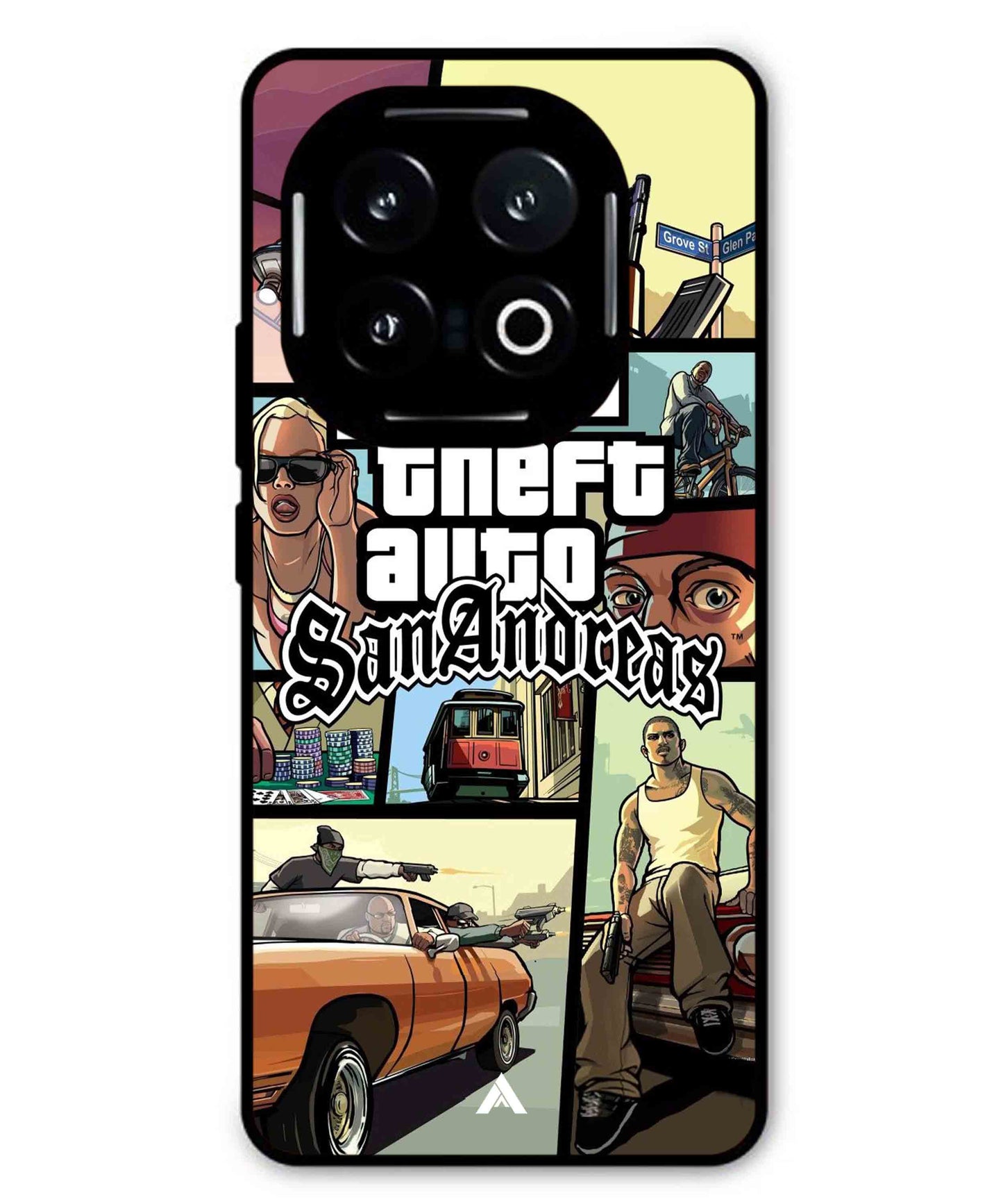 GTA San Andreas Game Metal Back Cover Phone Case for iQOO 13