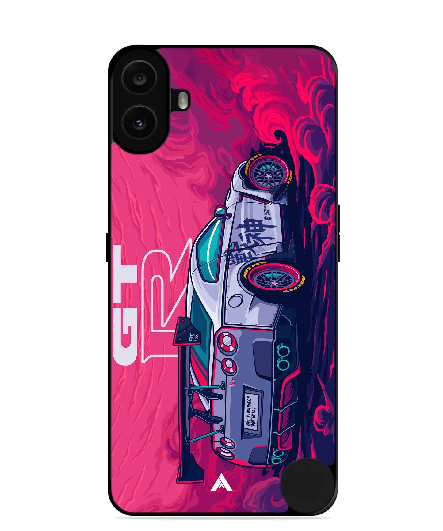 GTR Car Metal Back Cover Phone Case for Nothing CMF Phone 1