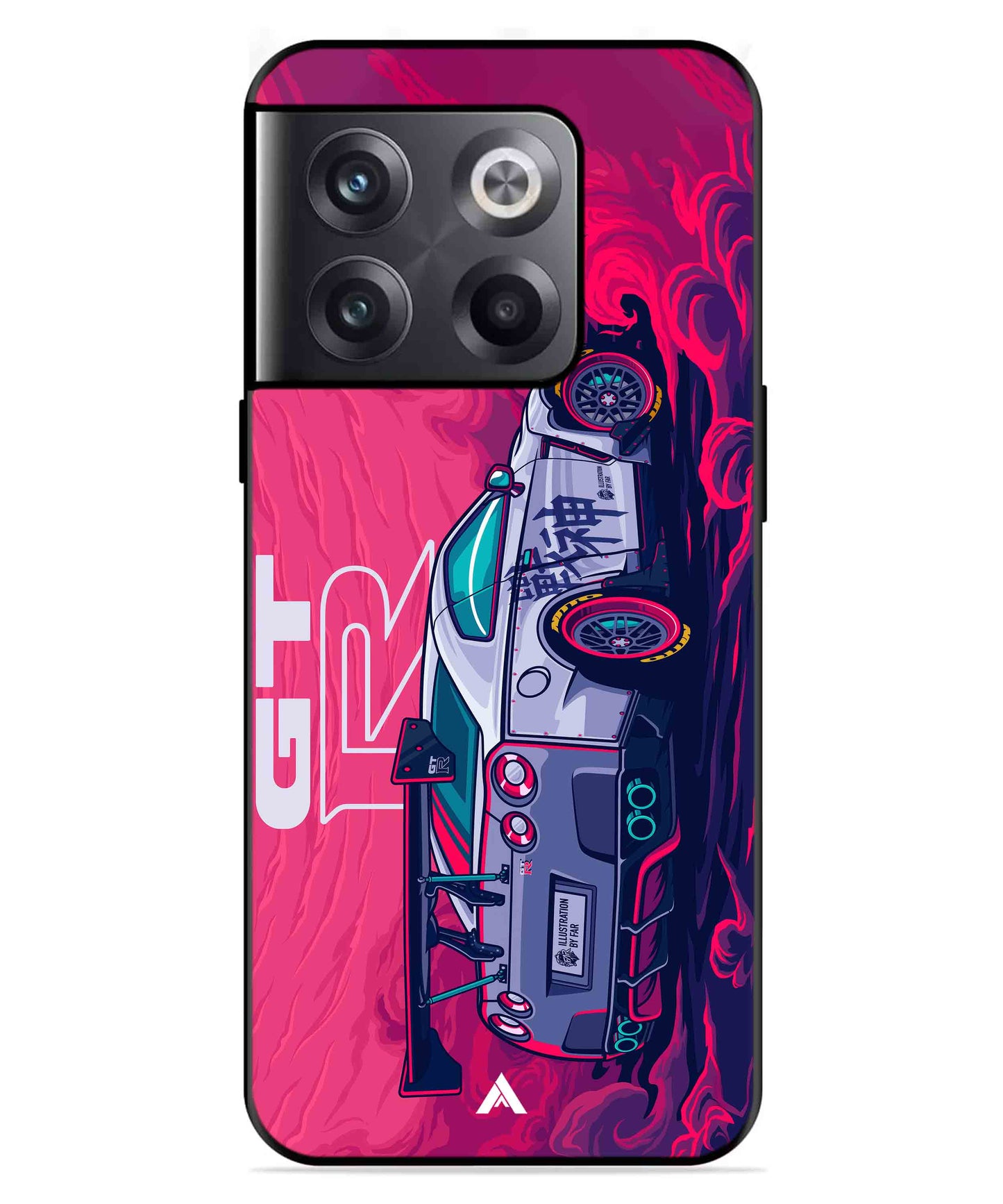 GTR Car Metal Back Cover Phone Case for Oneplus 10T
