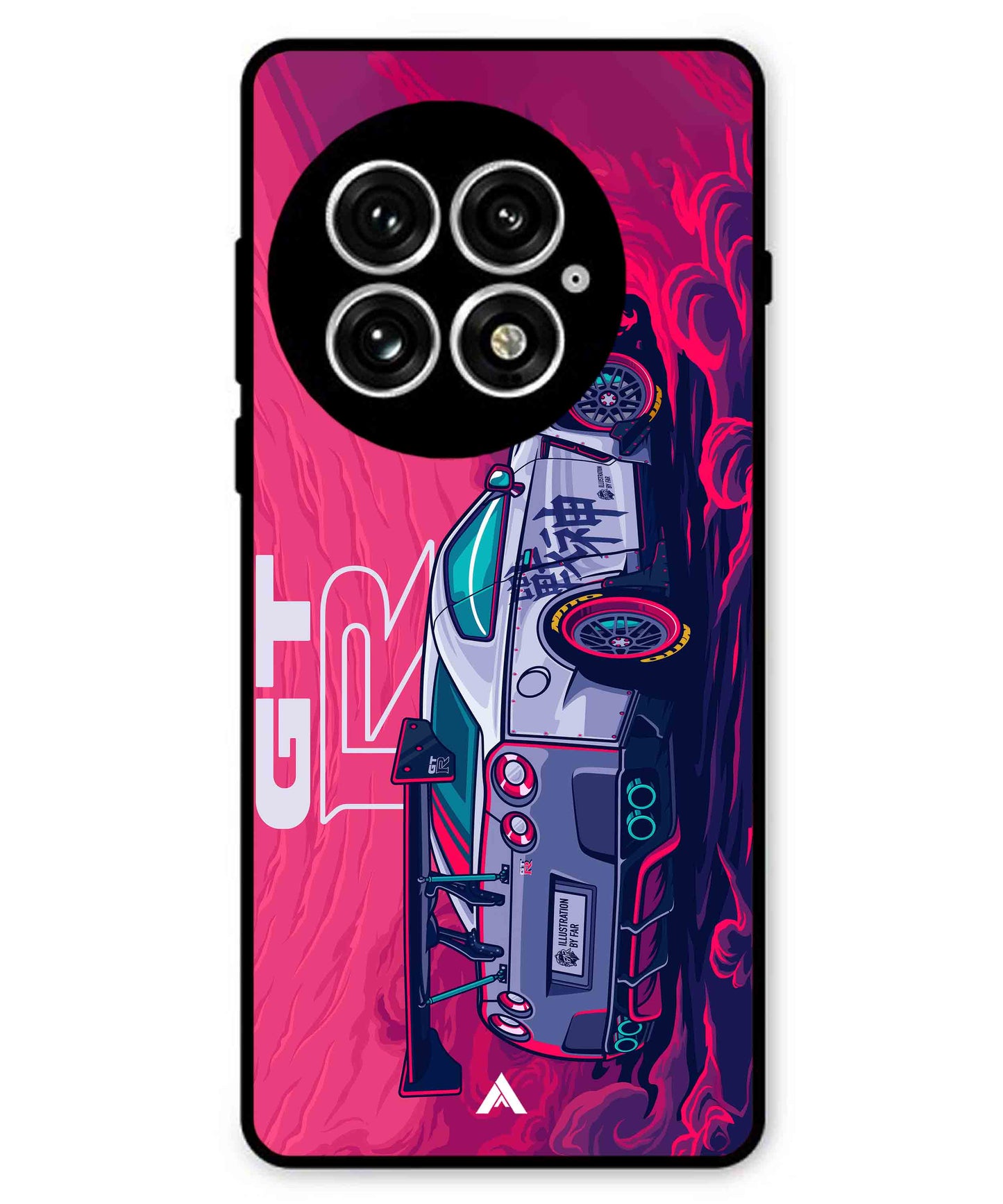 GTR Car Metal Back Cover Phone Case for Oneplus 13