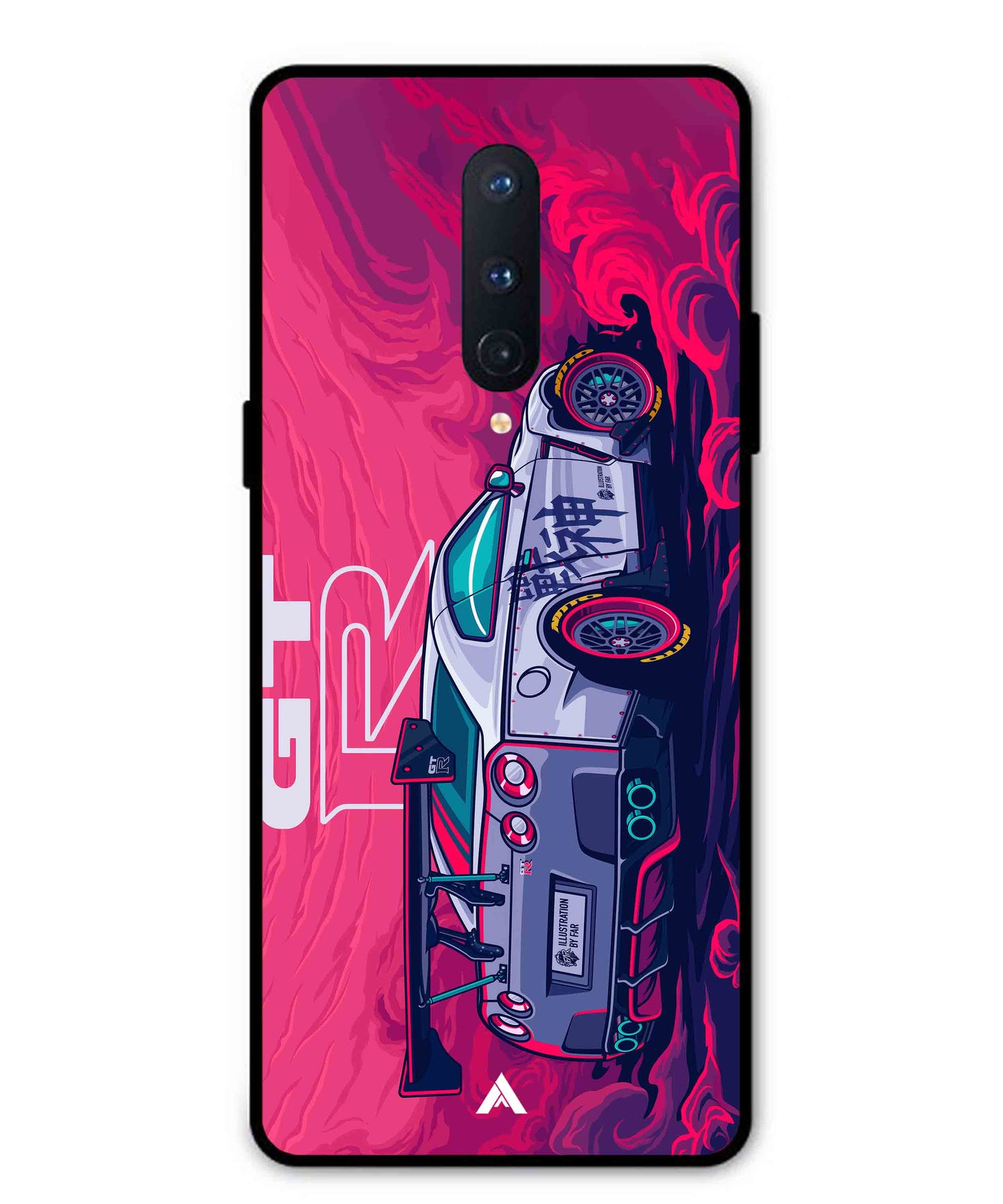 GTR Car Metal Back Cover Phone Case for Oneplus 8