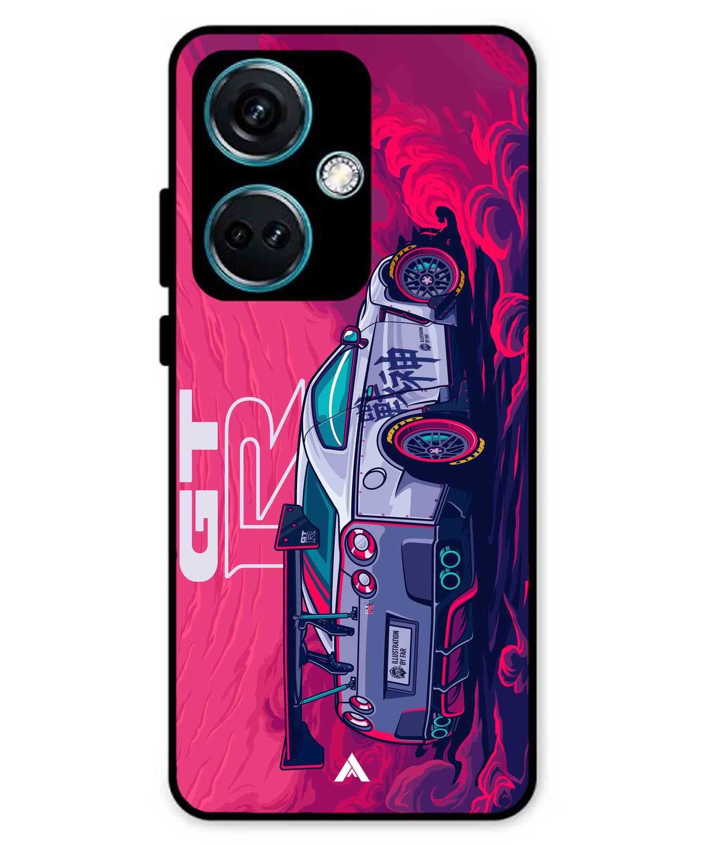 GTR Car Metal Back Cover Phone Case for Oneplus Nord CE 3