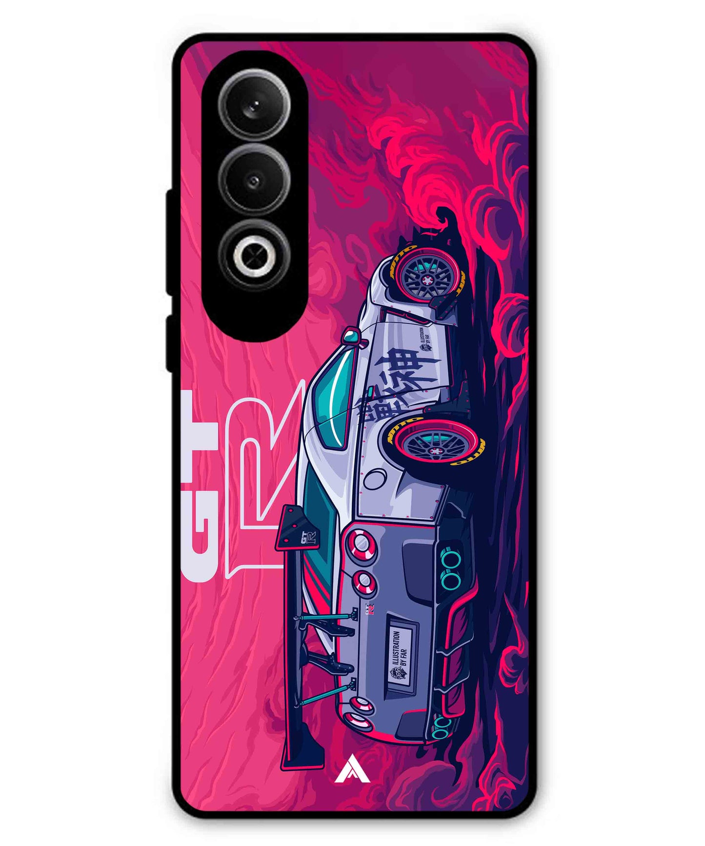 GTR Car Metal Back Cover Phone Case for Oneplus Nord CE 4