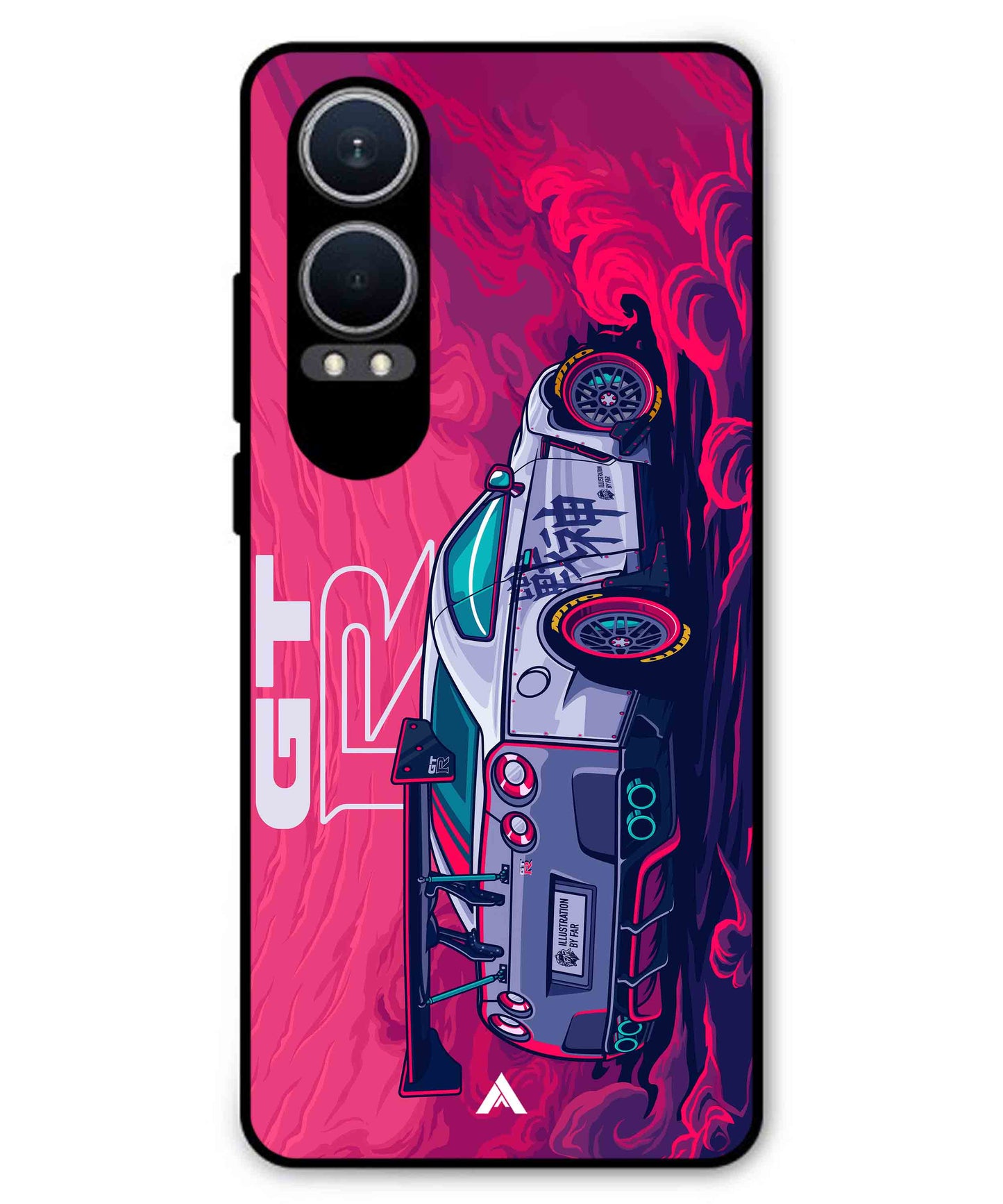 GTR Car Metal Back Cover Phone Case for Oneplus Nord CE 4 Lite