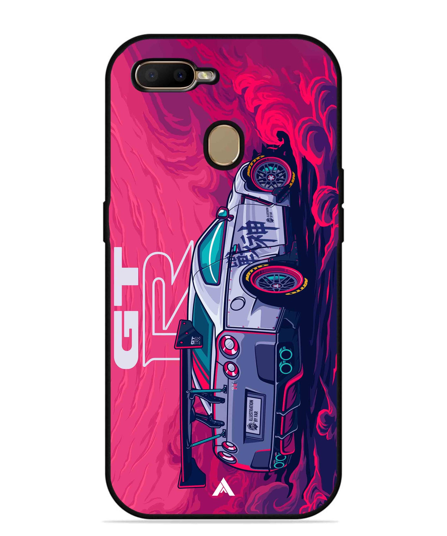 GTR Car Metal Back Cover Phone Case for Oppo A11K