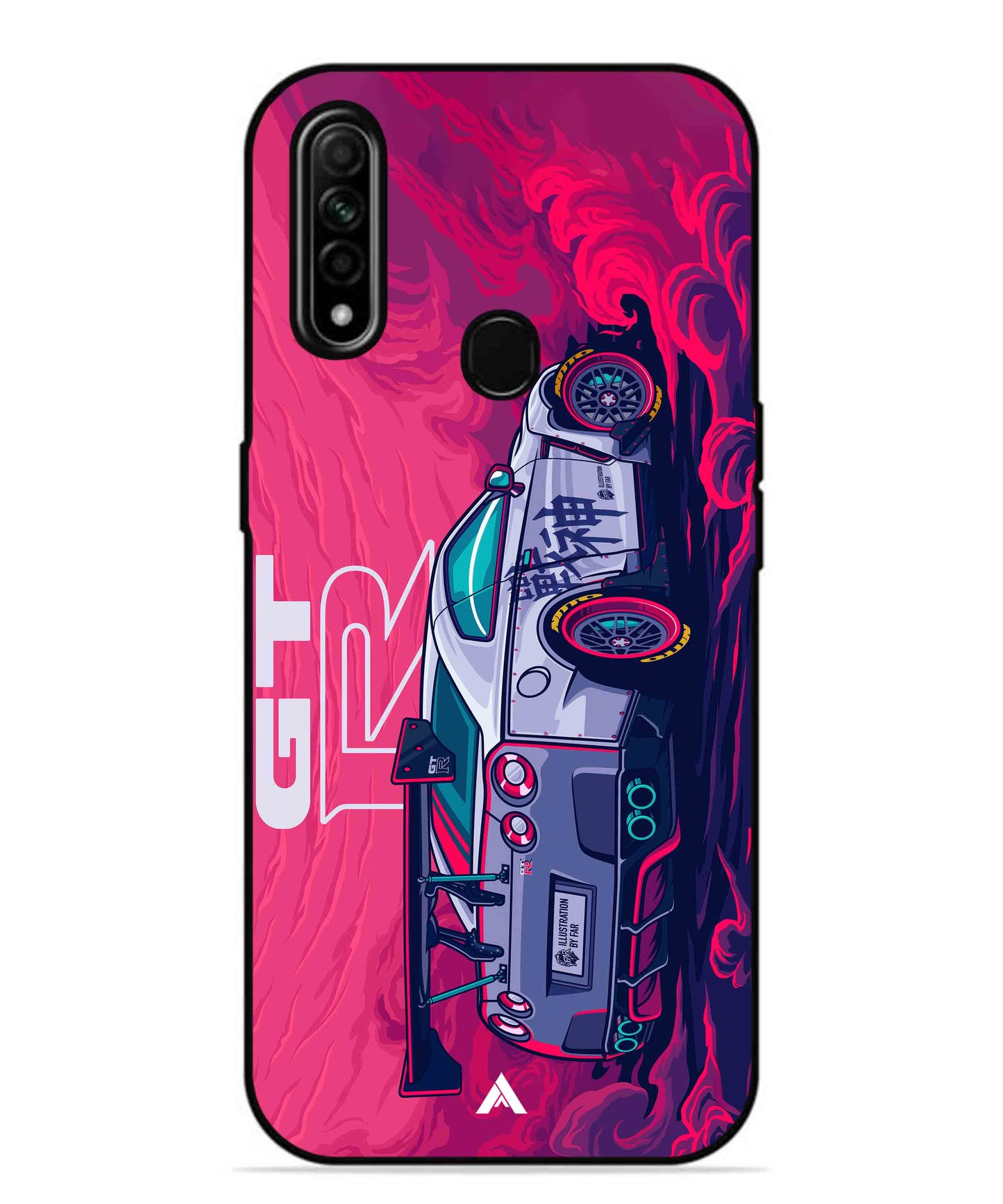 GTR Car Metal Back Cover Phone Case for Oppo A31