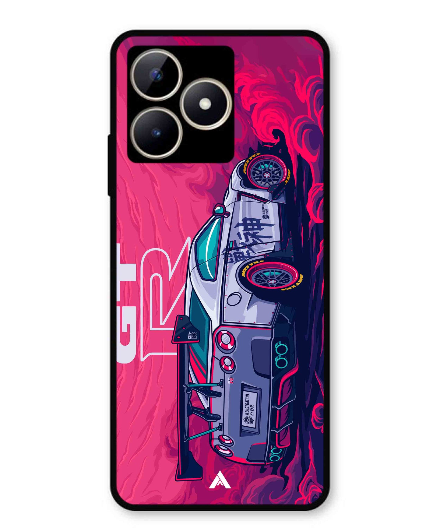 GTR Car Metal Back Cover Phone Case for Realme Narzo N53