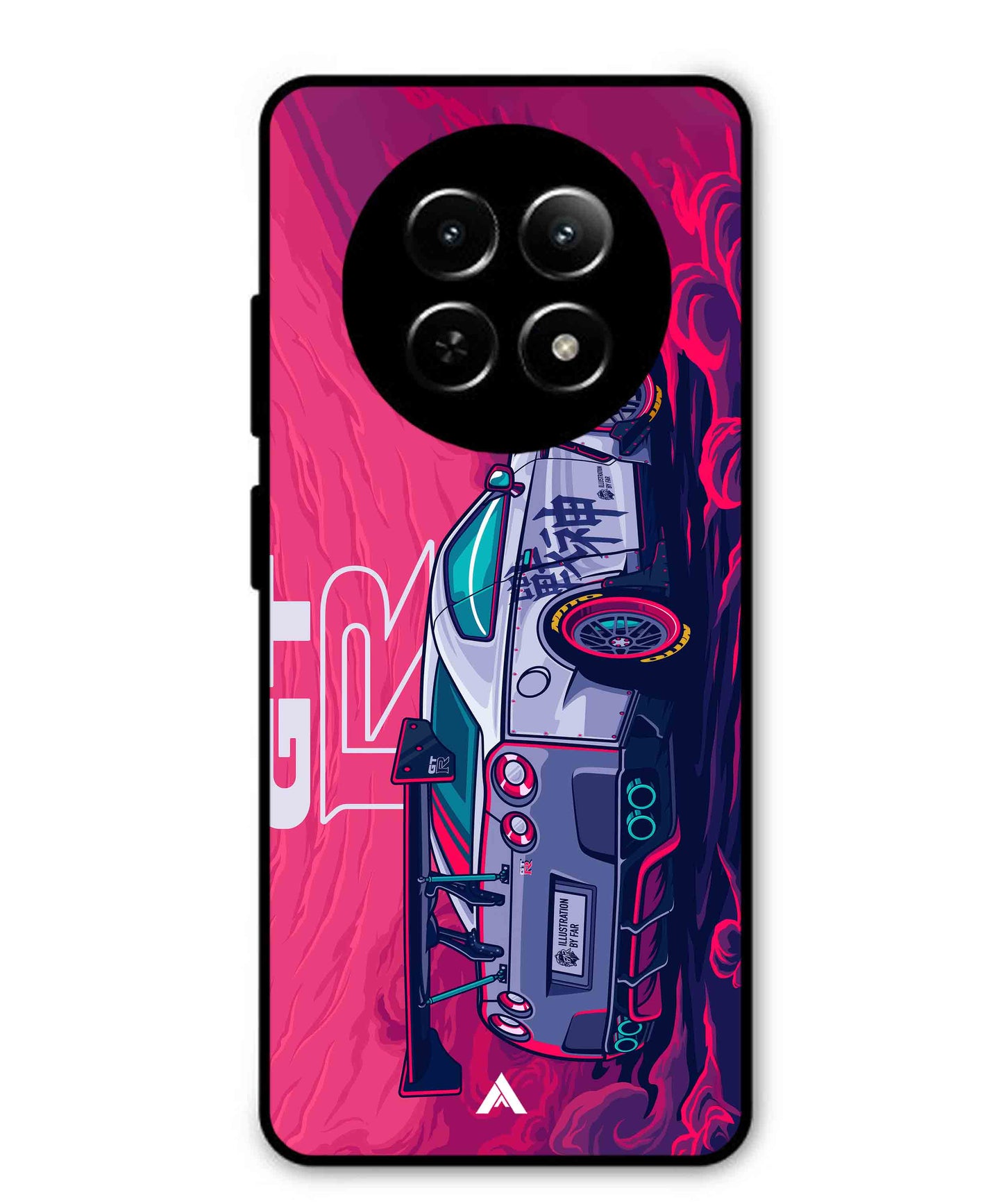 GTR Car Metal Back Cover Phone Case for Realme Narzo N65