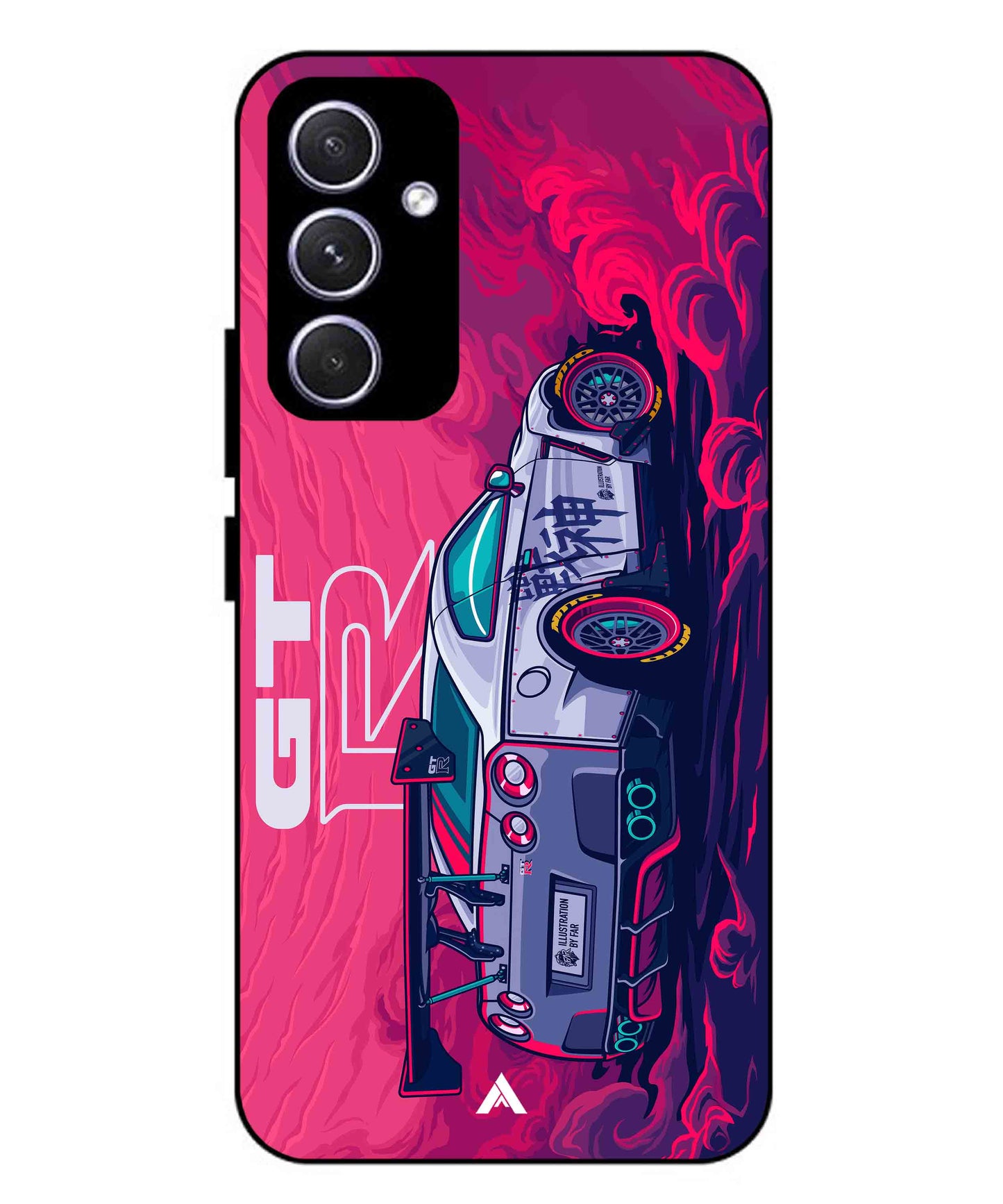 GTR Car Metal Back Cover Phone Case for Samsung Galaxy A54