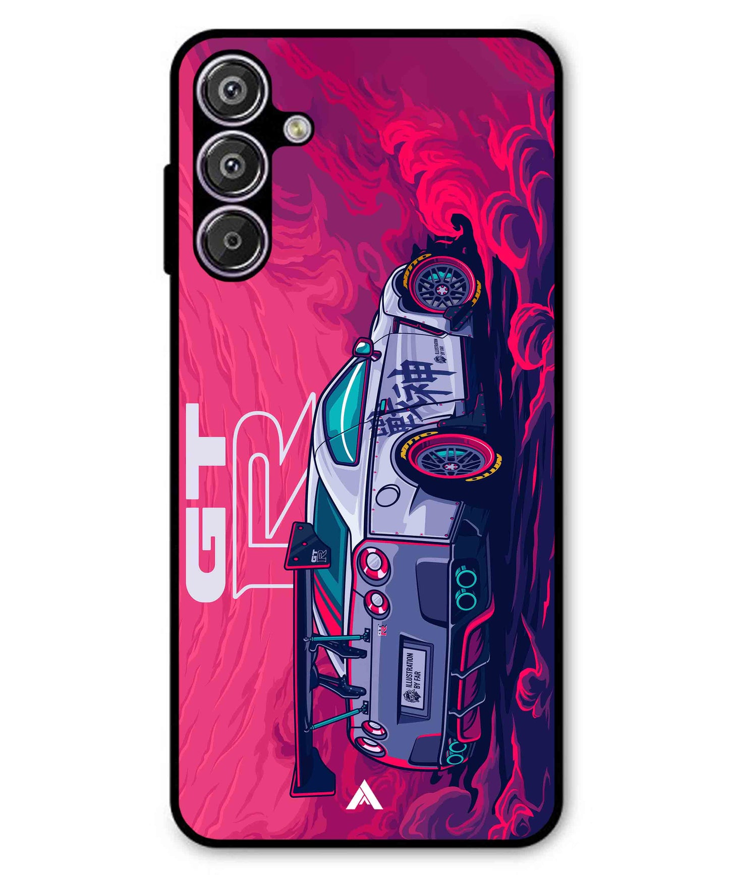 GTR Car Metal Back Cover Phone Case for Samsung Galaxy F15