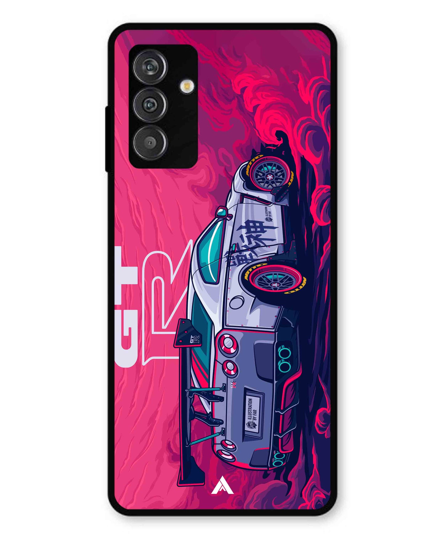 GTR Car Metal Back Cover Phone Case for Samsung Galaxy M14