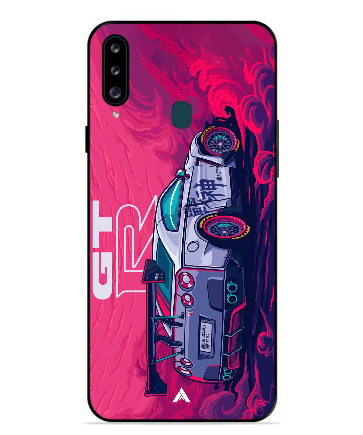 GTR Car Metal Back Cover Phone Case for Samsung Galaxy M30