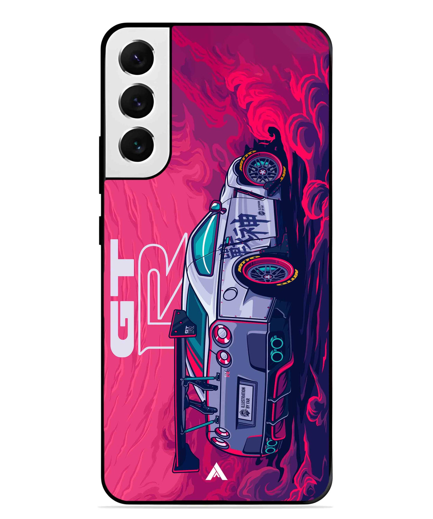 GTR Car Metal Back Cover Phone Case for Samsung Galaxy S21 Plus