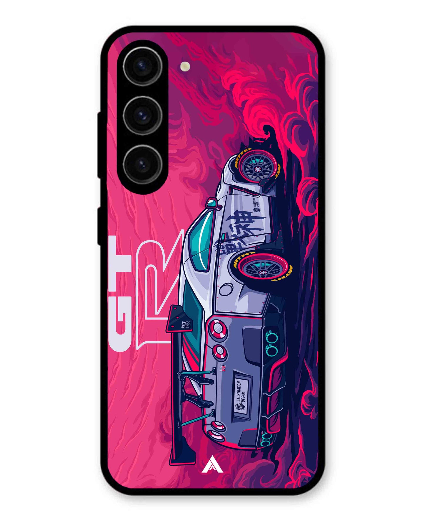 GTR Car Metal Back Cover Phone Case for Samsung Galaxy S24
