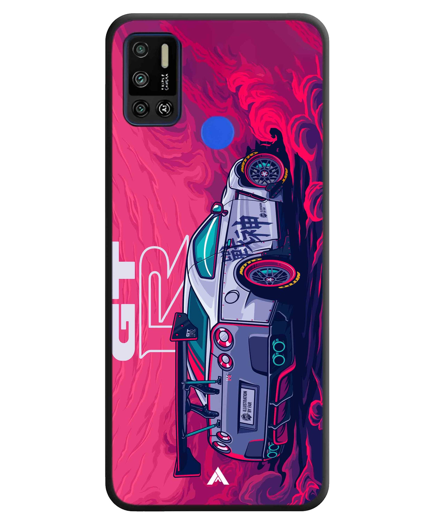 GTR Car Metal Back Cover Phone Case for Tecno Spark 6 Air
