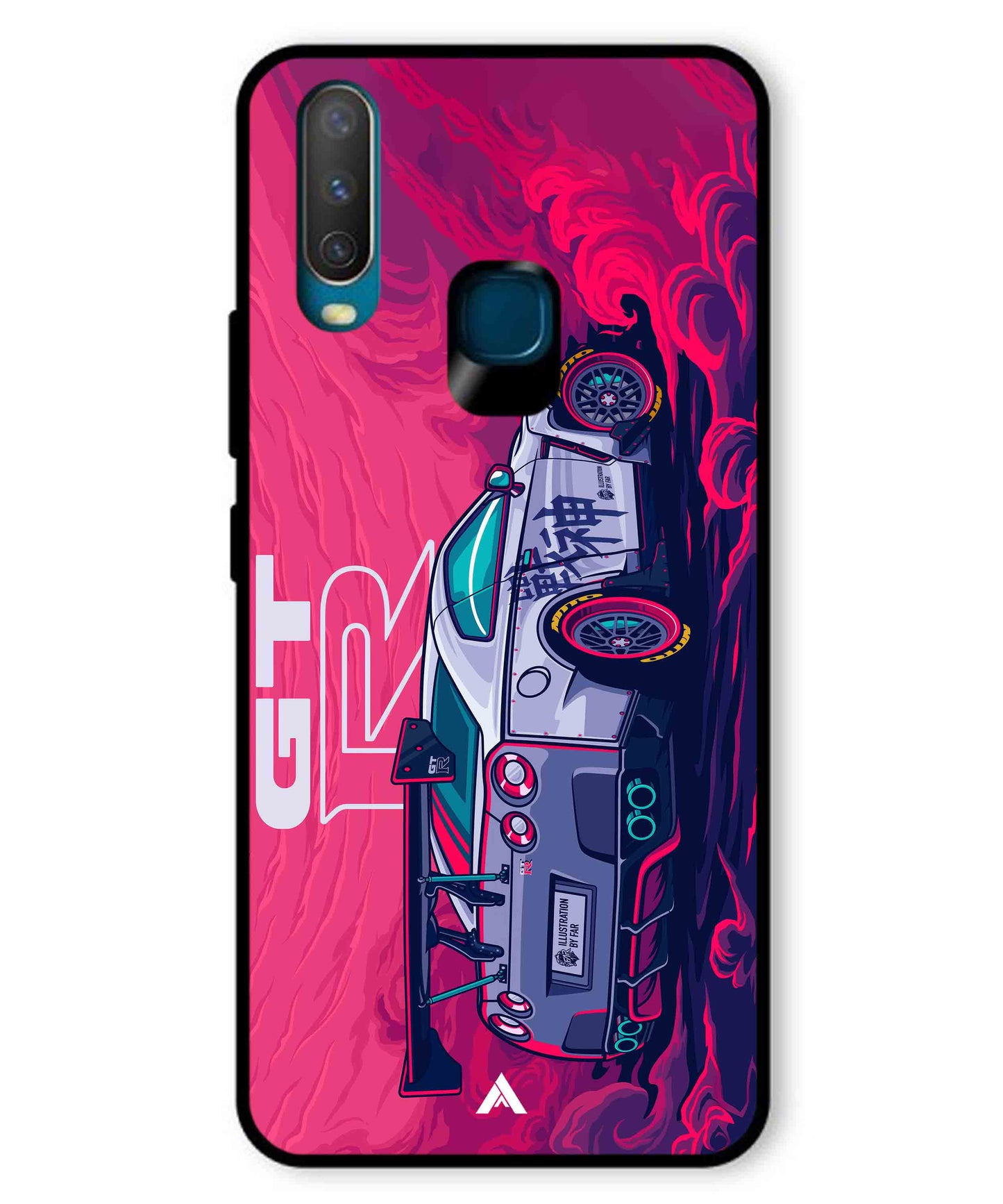 GTR Car Metal Back Cover Phone Case for Vivo Y17