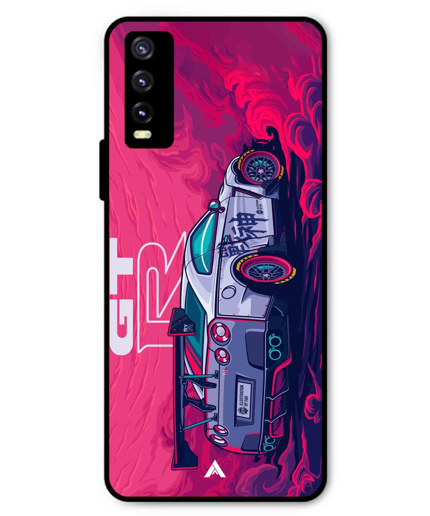 GTR Car Metal Back Cover Phone Case for Vivo Y20