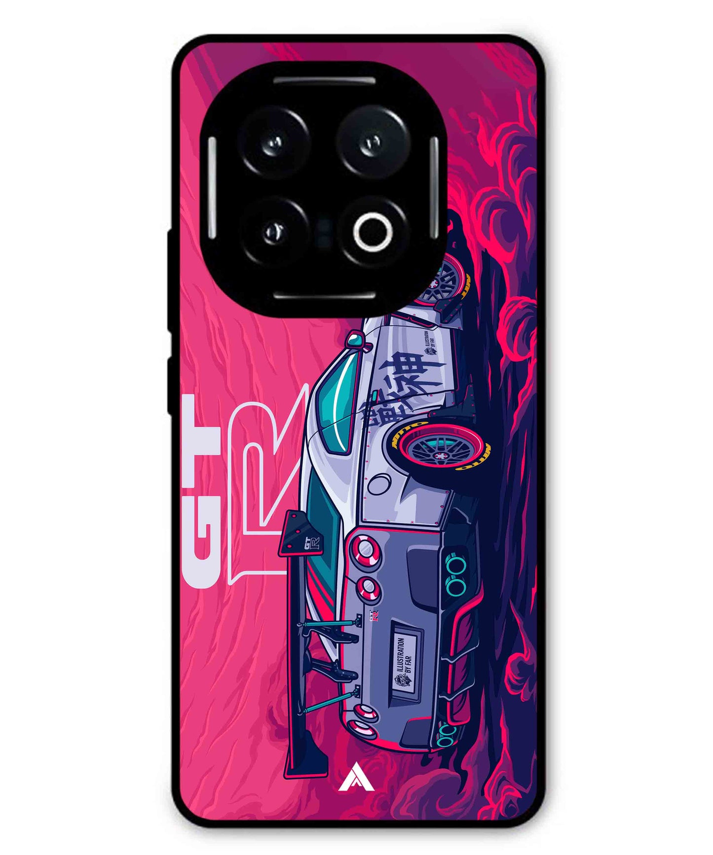 GTR Car Metal Back Cover Phone Case for iQOO 13