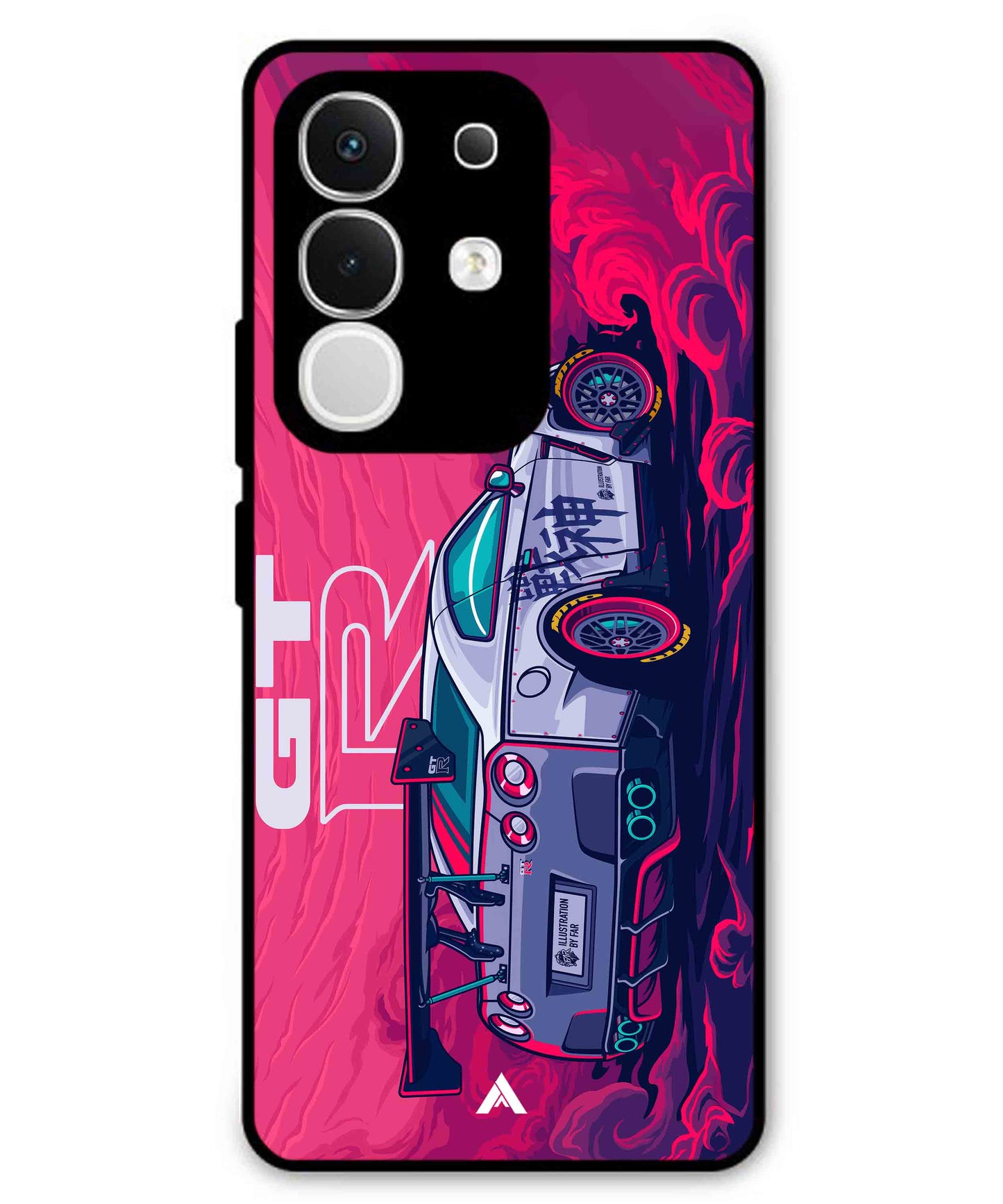 GTR Car Metal Back Cover Phone Case for iQOO Z10x