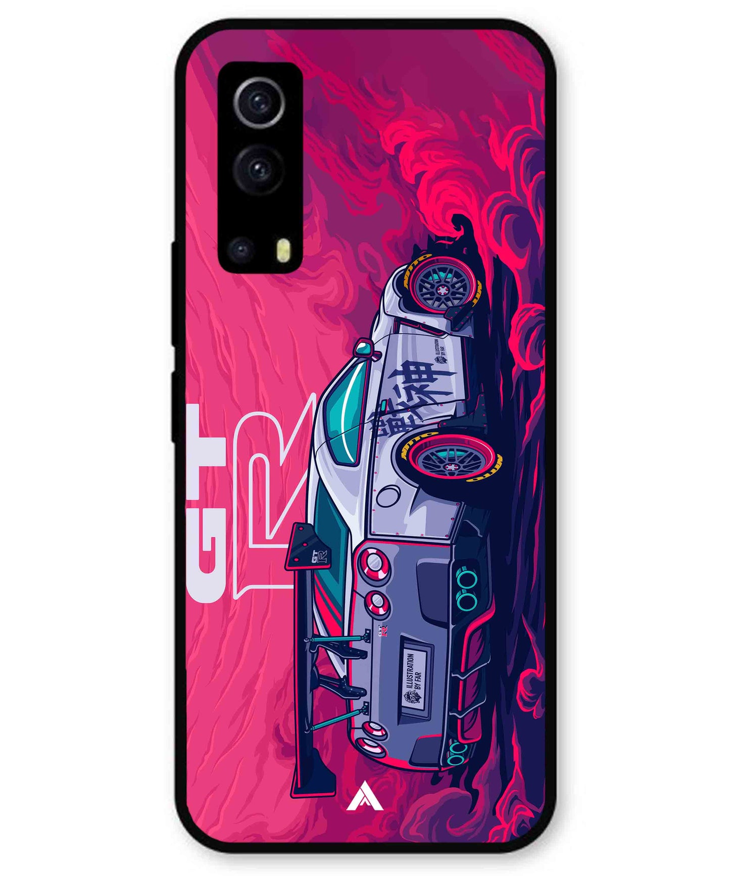 GTR Car Metal Back Cover Phone Case for iQOO Z3
