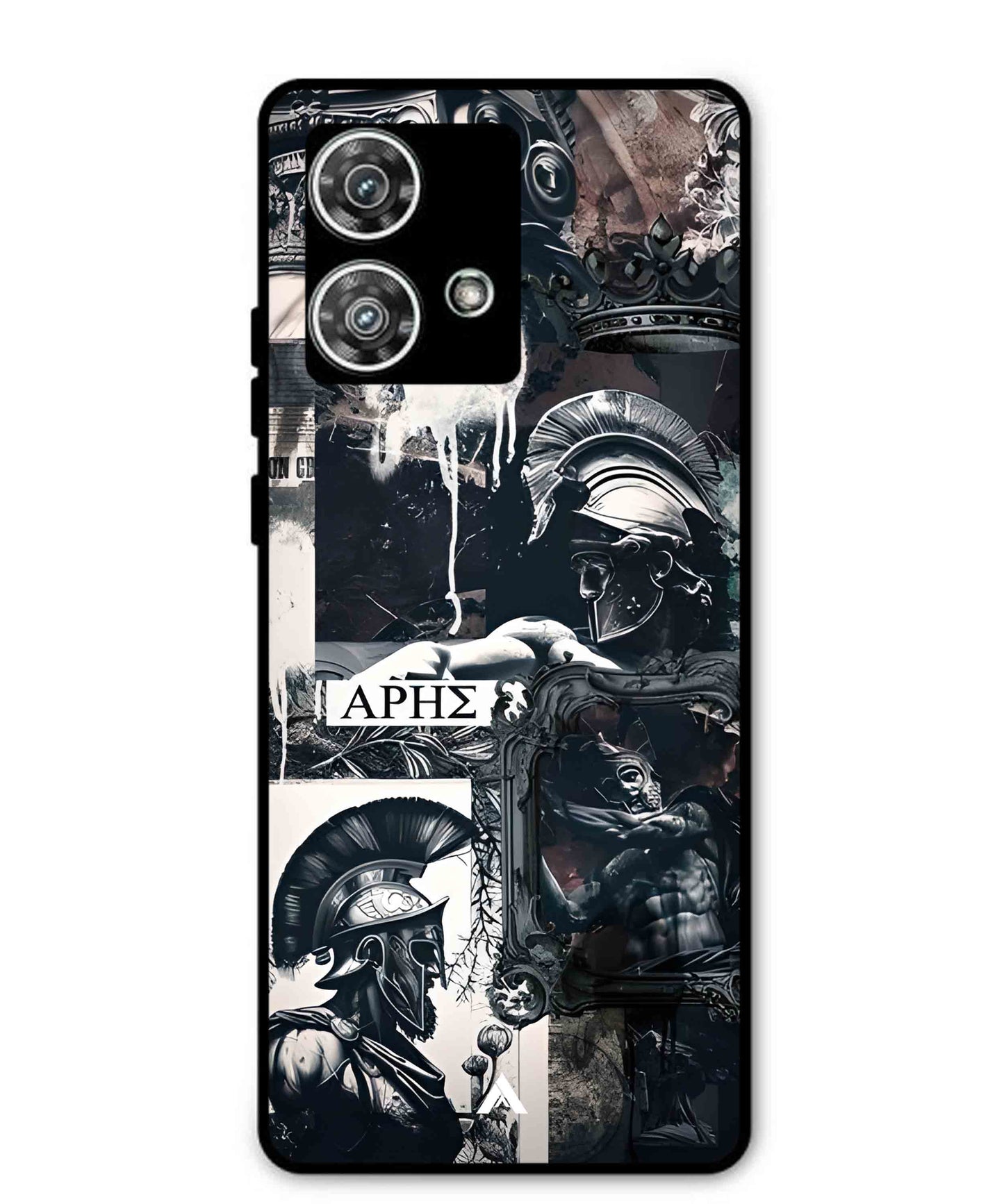 Greek Mindset Metal Back Cover Phone Case for Moto Edge 40 Neo