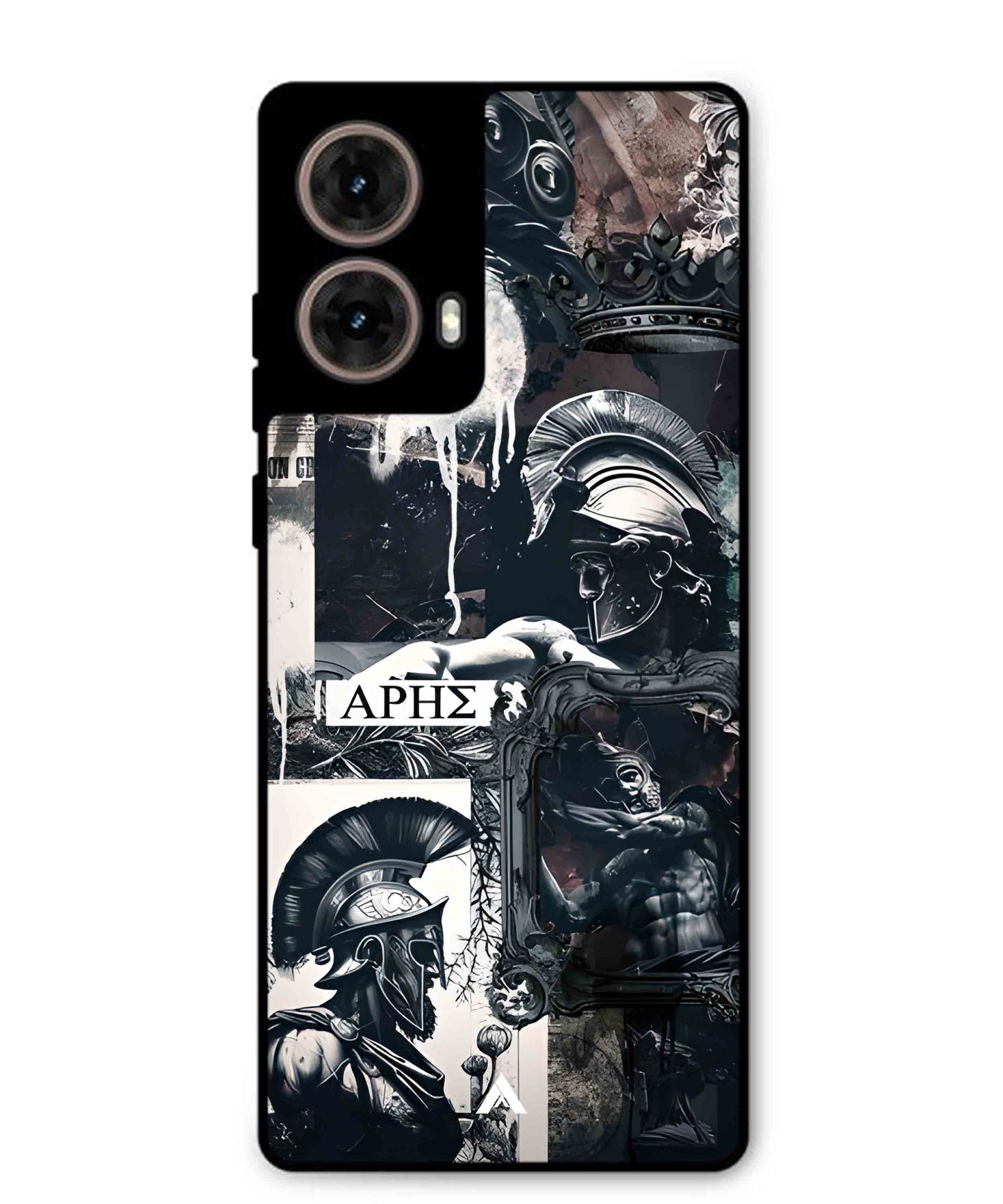 Greek Mindset Metal Back Cover Phone Case for Moto G85
