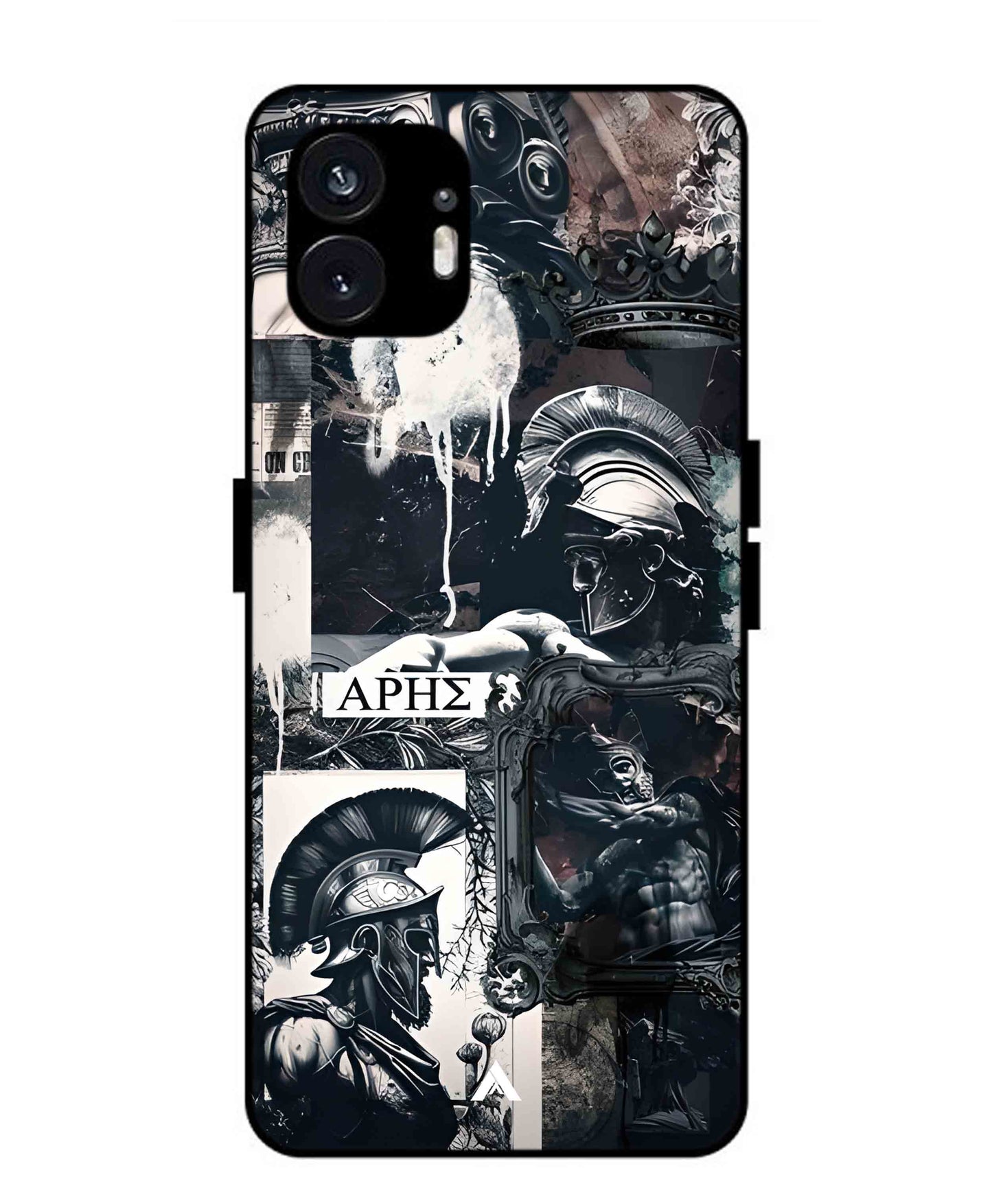 Greek Mindset Metal Back Cover Phone Case for Nothing Phone 2a