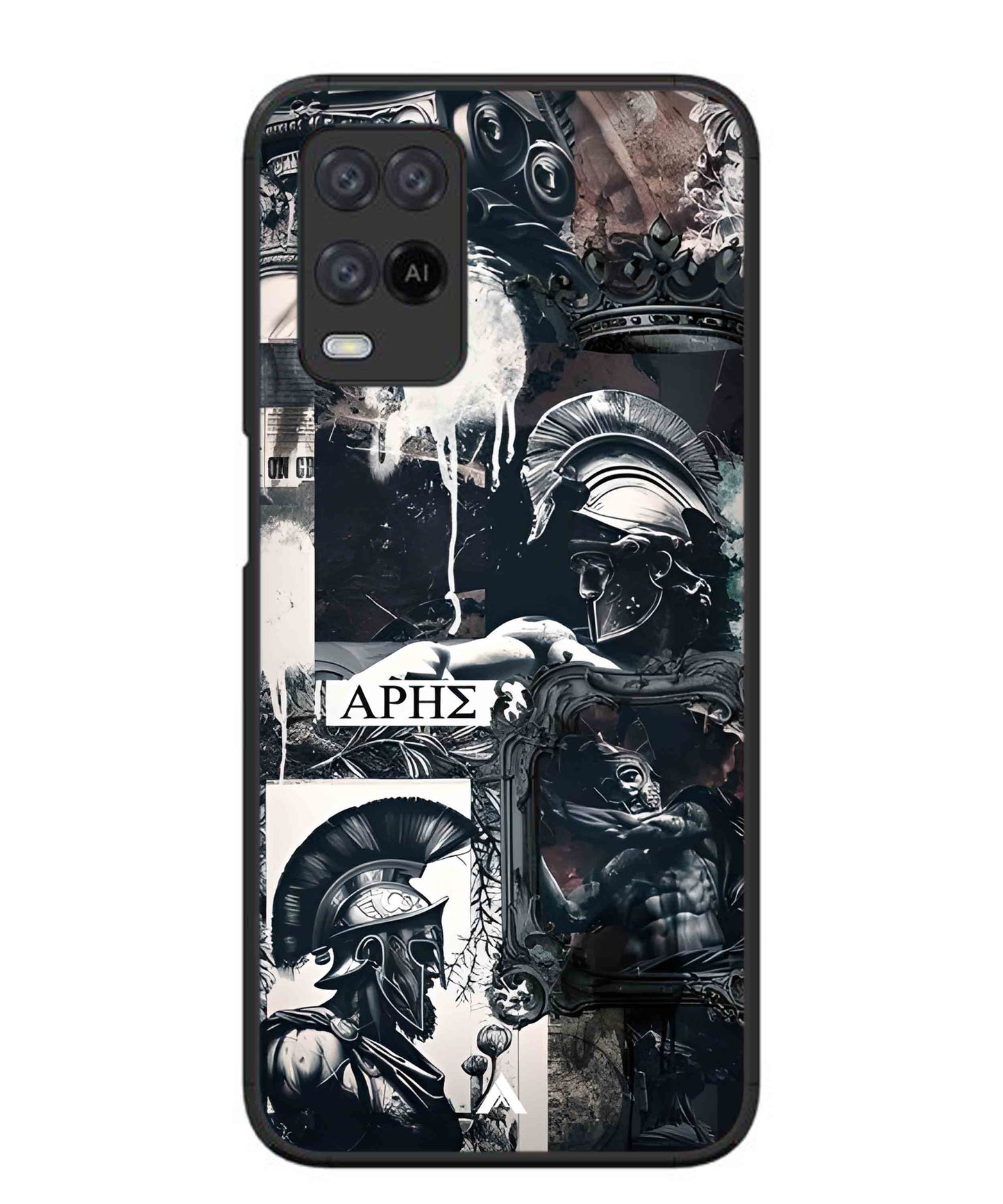 Greek Mindset Metal Back Cover Phone Case for Oppo A54
