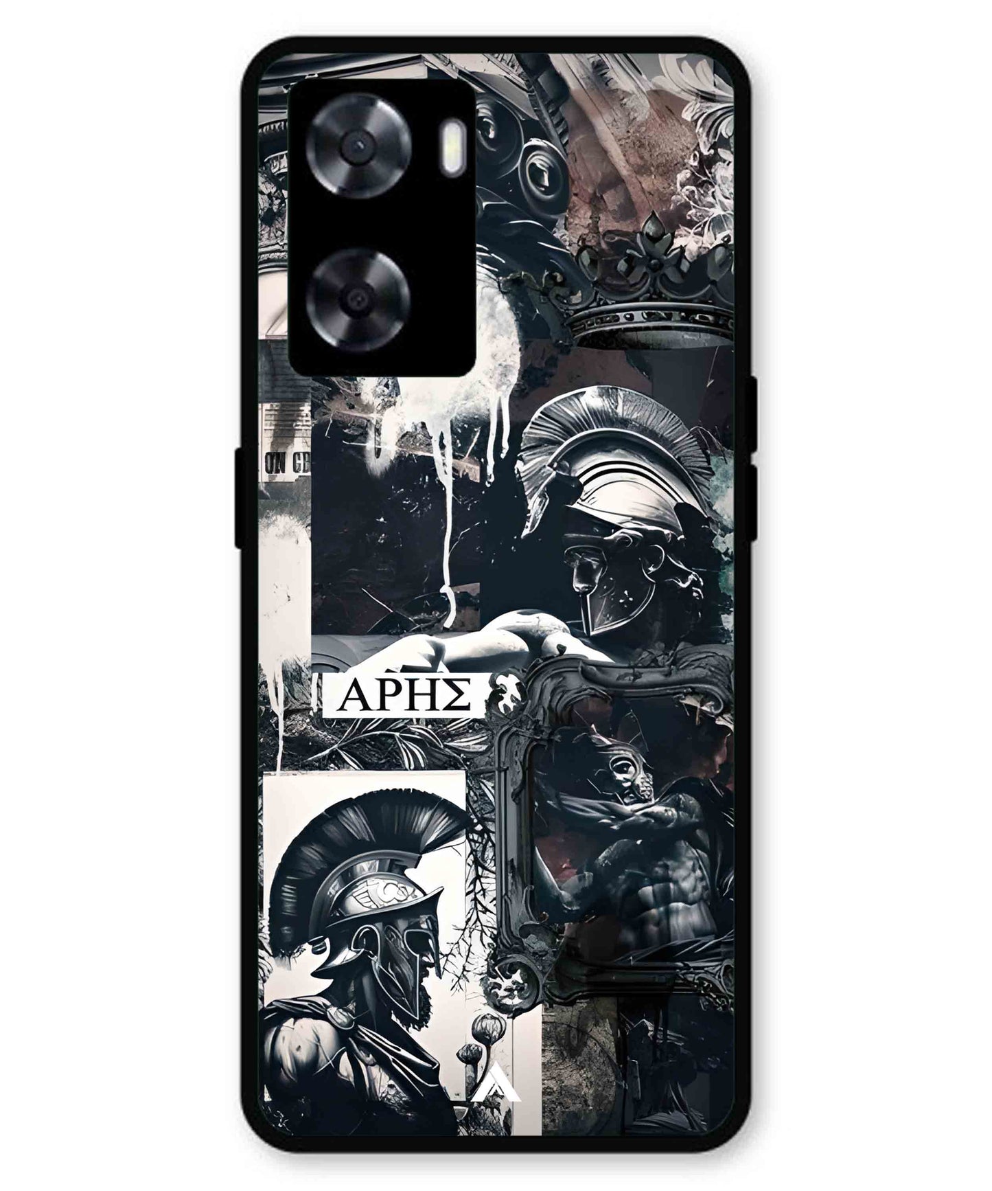 Greek Mindset Metal Back Cover Phone Case for Oppo A77