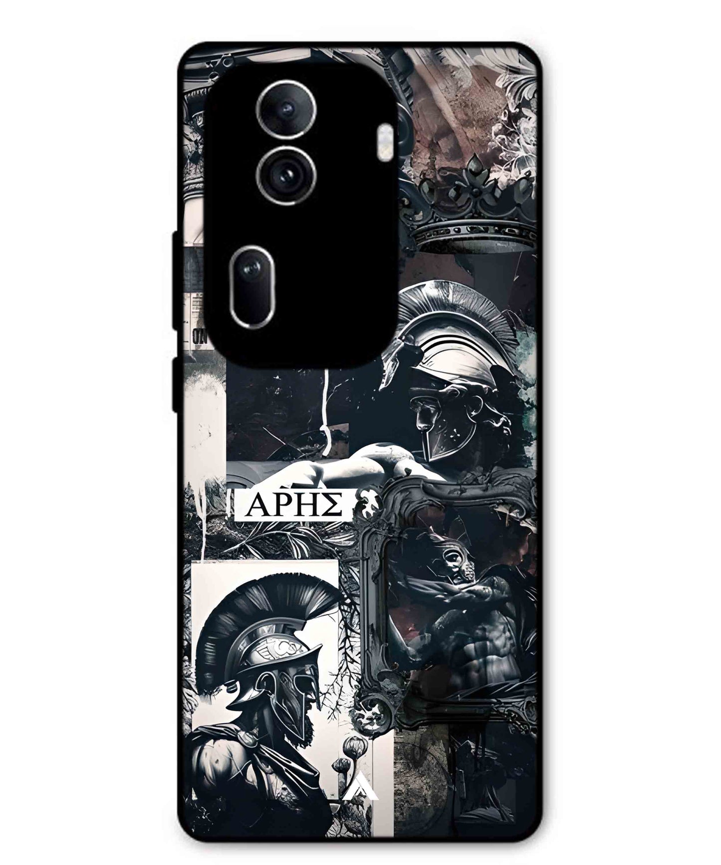 Greek Mindset Metal Back Cover Phone Case for Oppo Reno 11 Pro