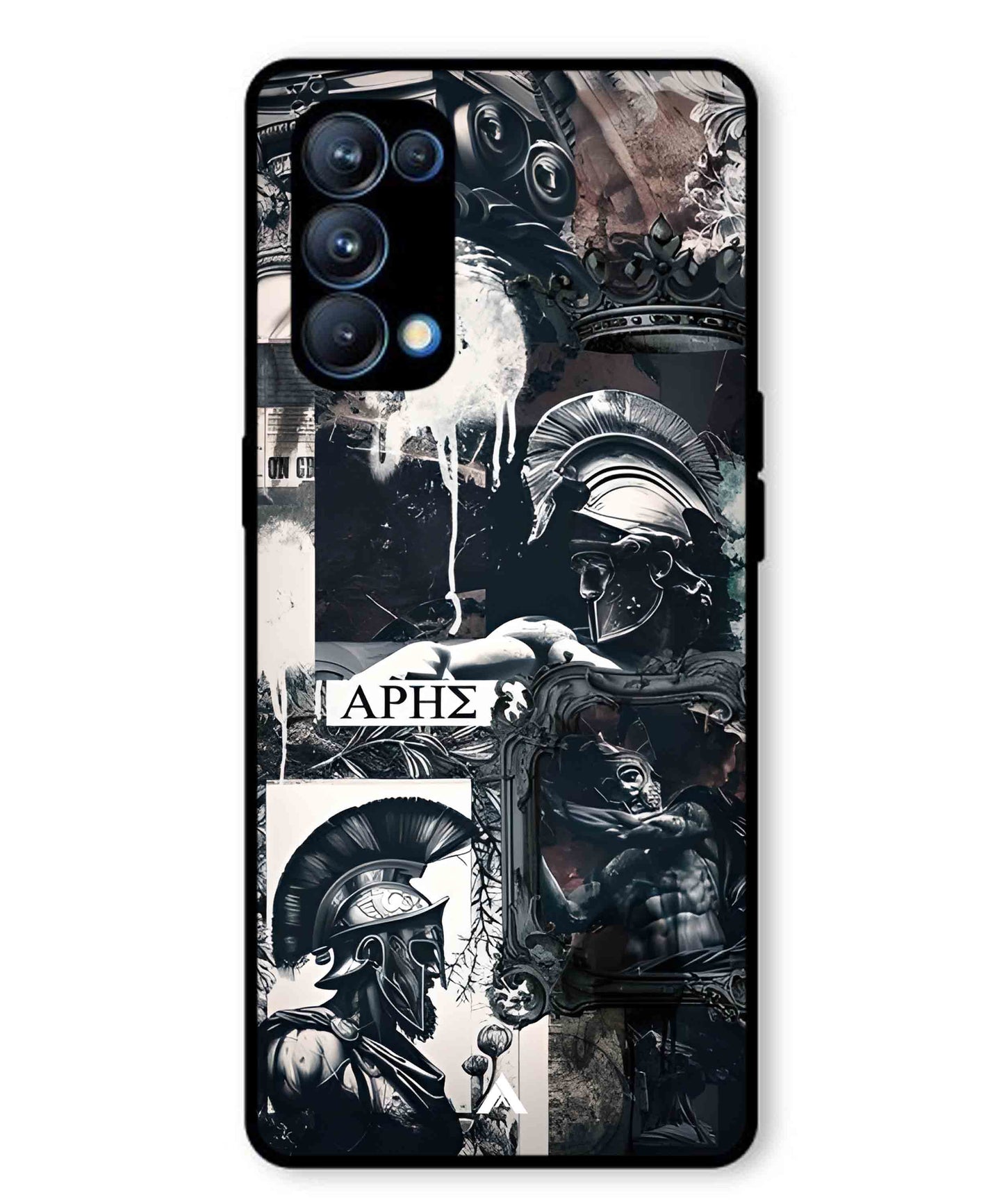 Greek Mindset Metal Back Cover Phone Case for Oppo Reno 5 Pro