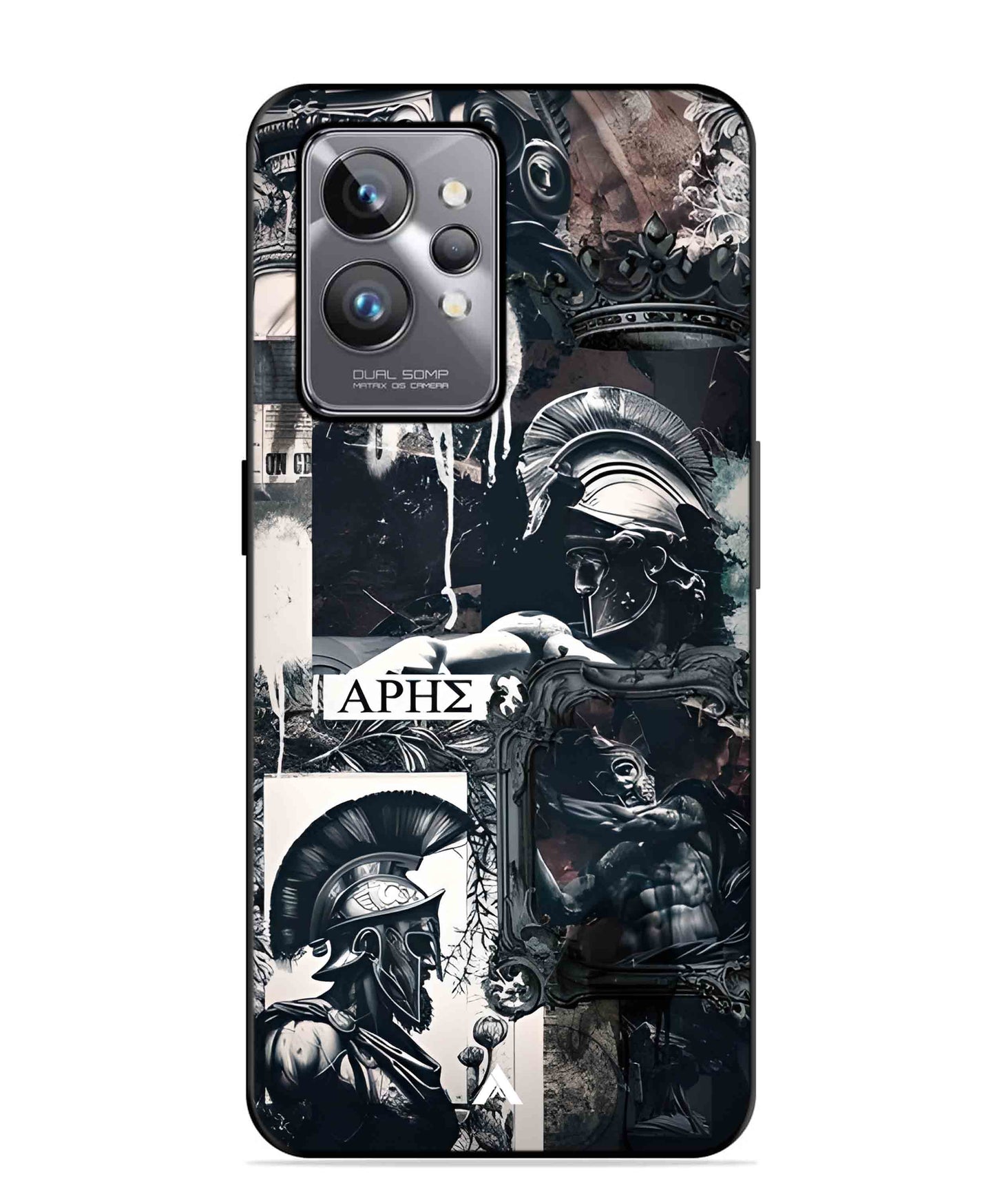 Greek Mindset Metal Back Cover Phone Case for Realme GT 2 Pro