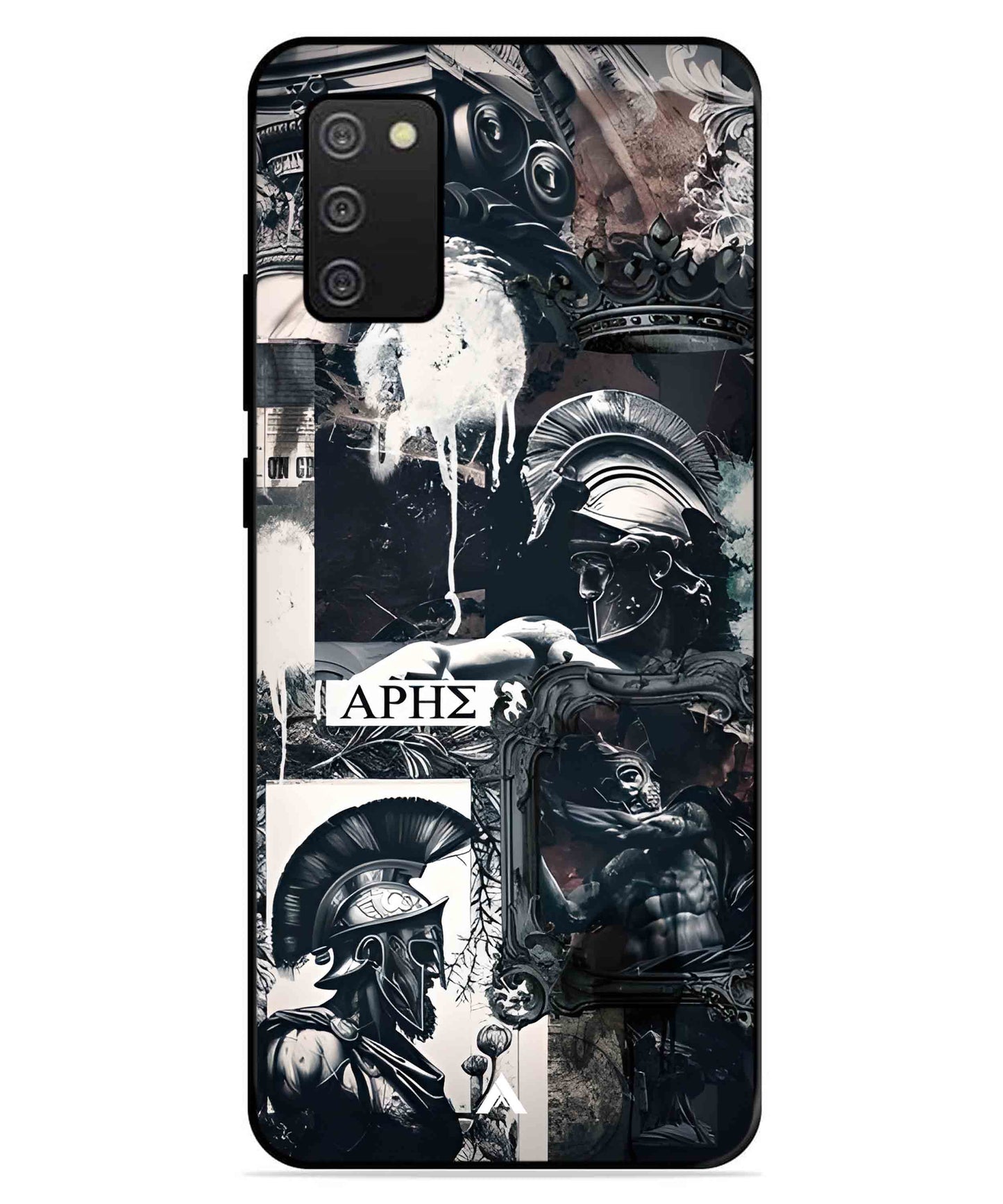 Greek Mindset Metal Back Cover Phone Case for Samsung Galaxy A03s