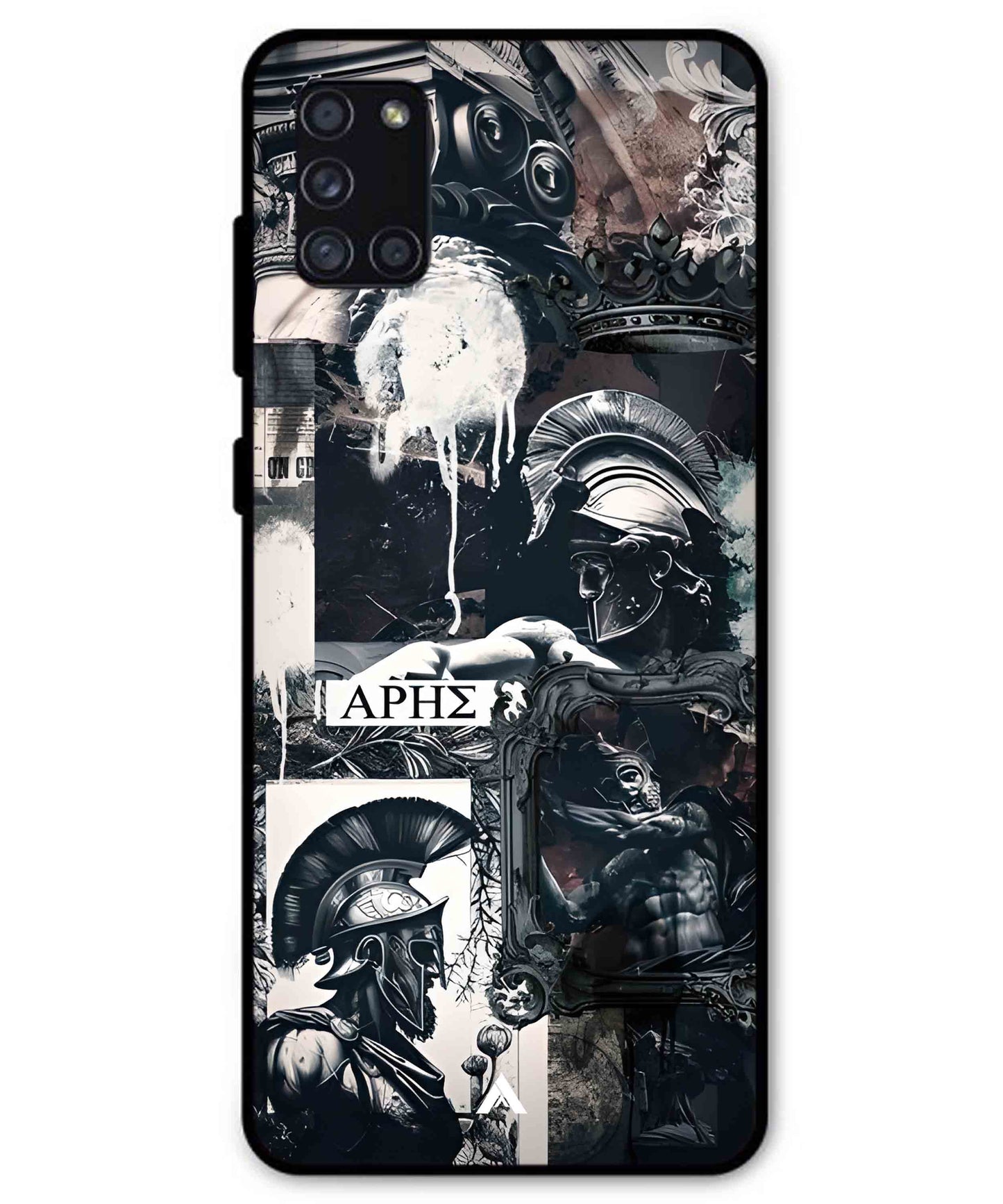 Greek Mindset Metal Back Cover Phone Case for Samsung Galaxy A31