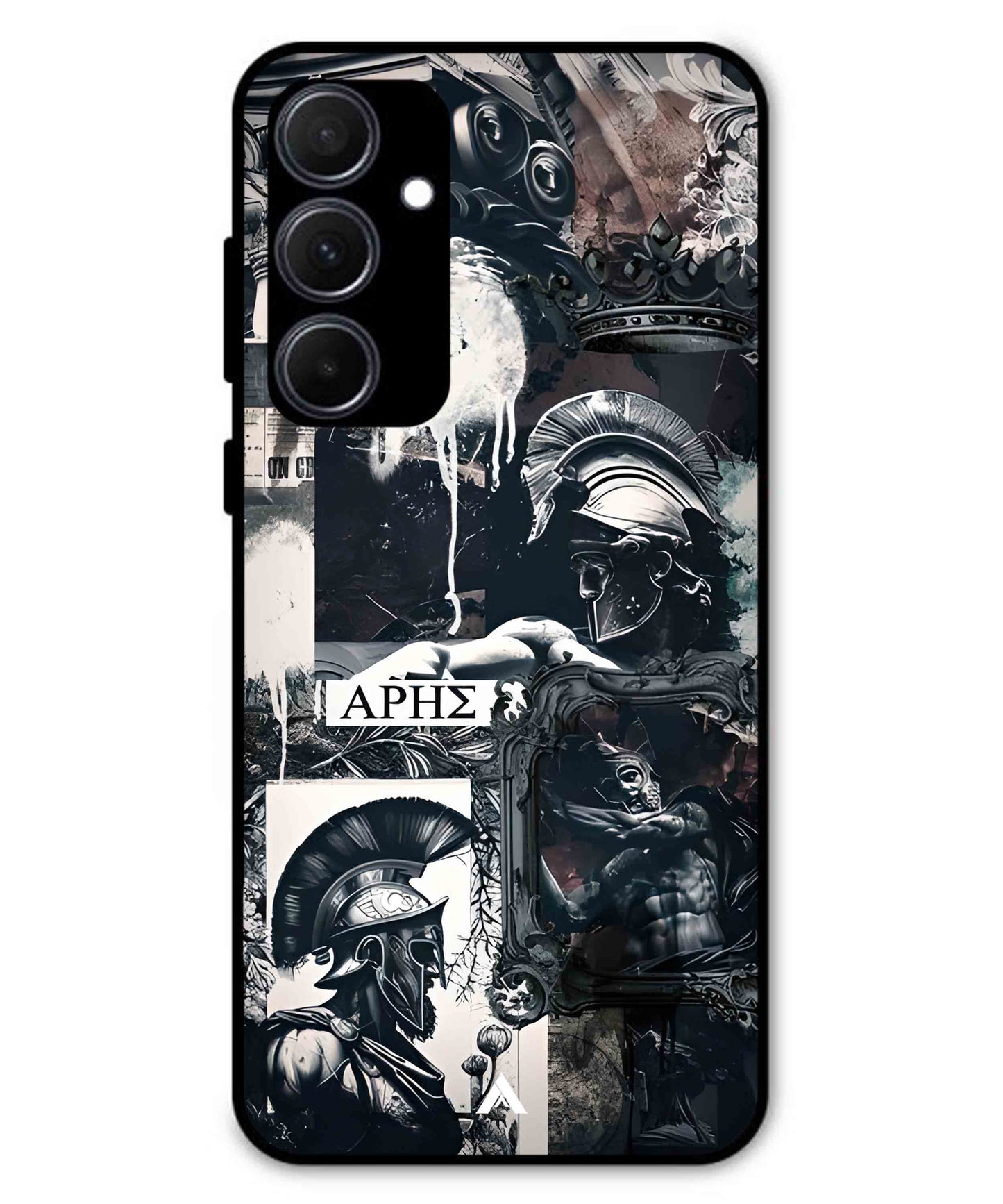 Greek Mindset Metal Back Cover Phone Case for Samsung Galaxy A35
