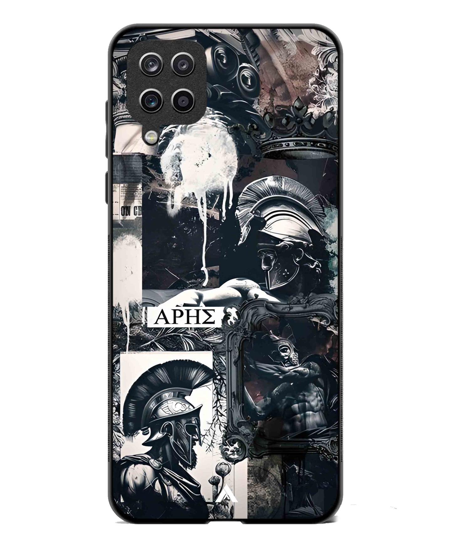 Greek Mindset Metal Back Cover Phone Case for Samsung Galaxy A42