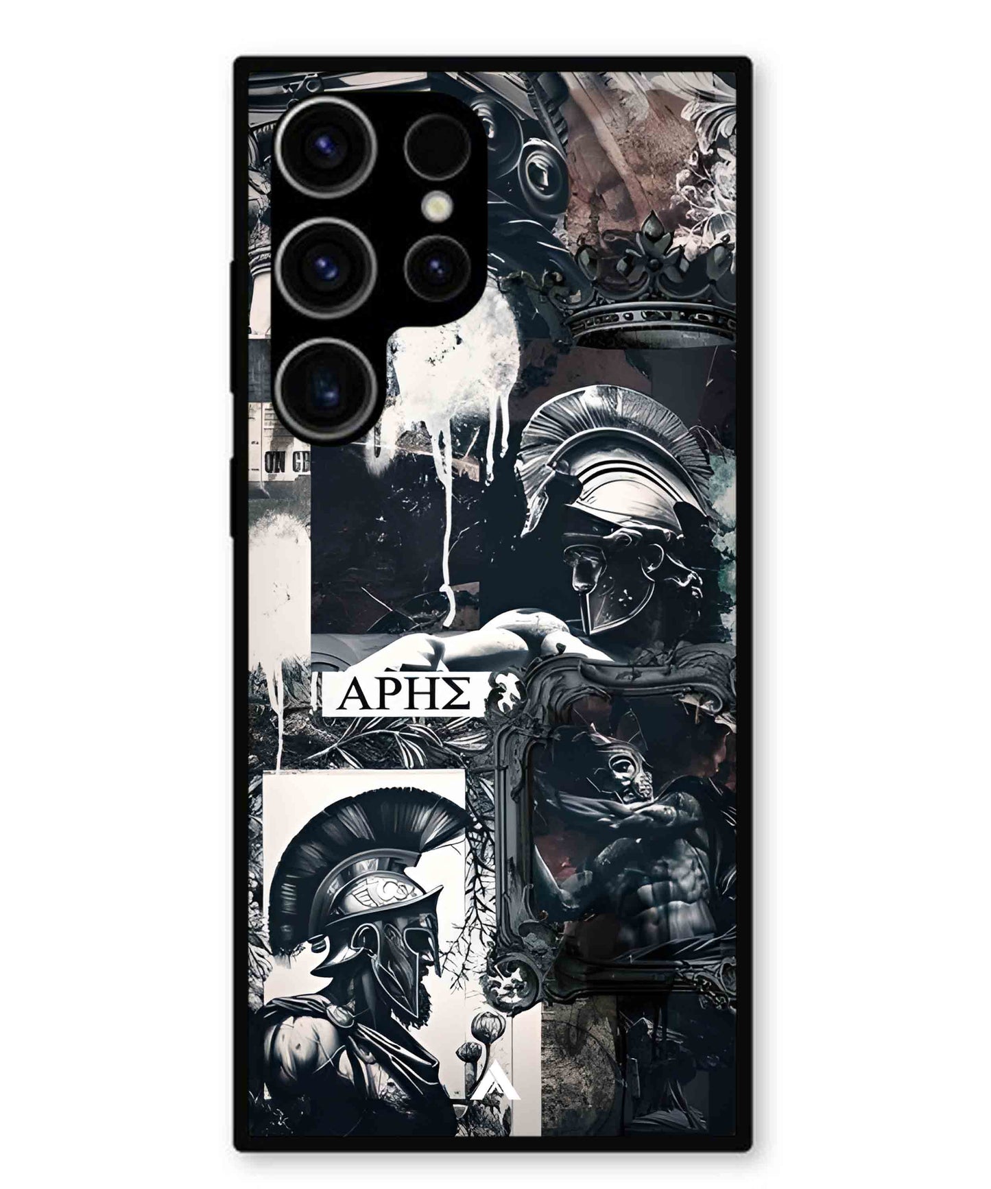 Greek Mindset Metal Back Cover Phone Case for Samsung Galaxy S23 Ultra