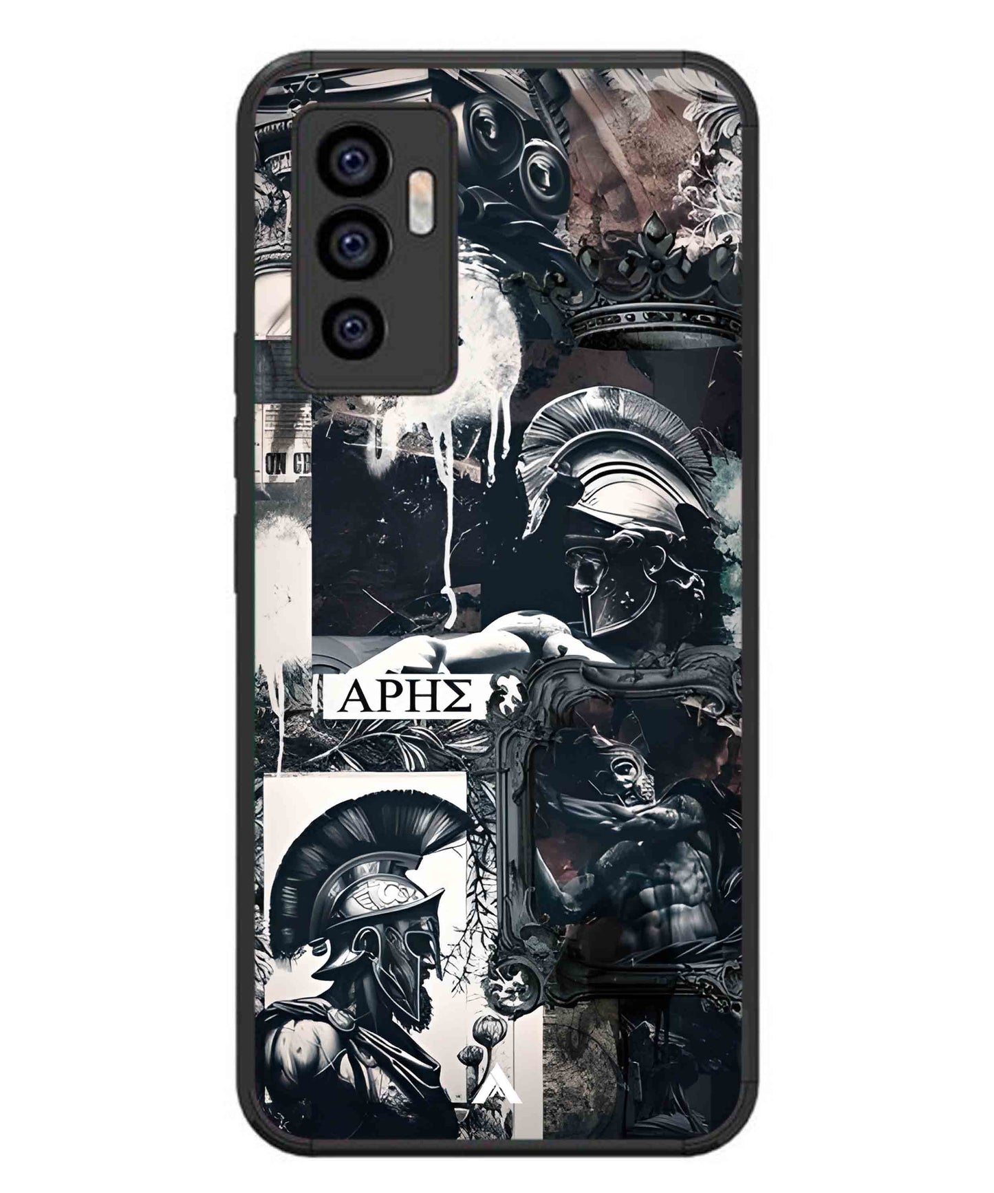 Greek Mindset Metal Back Cover Phone Case for Vivo T1